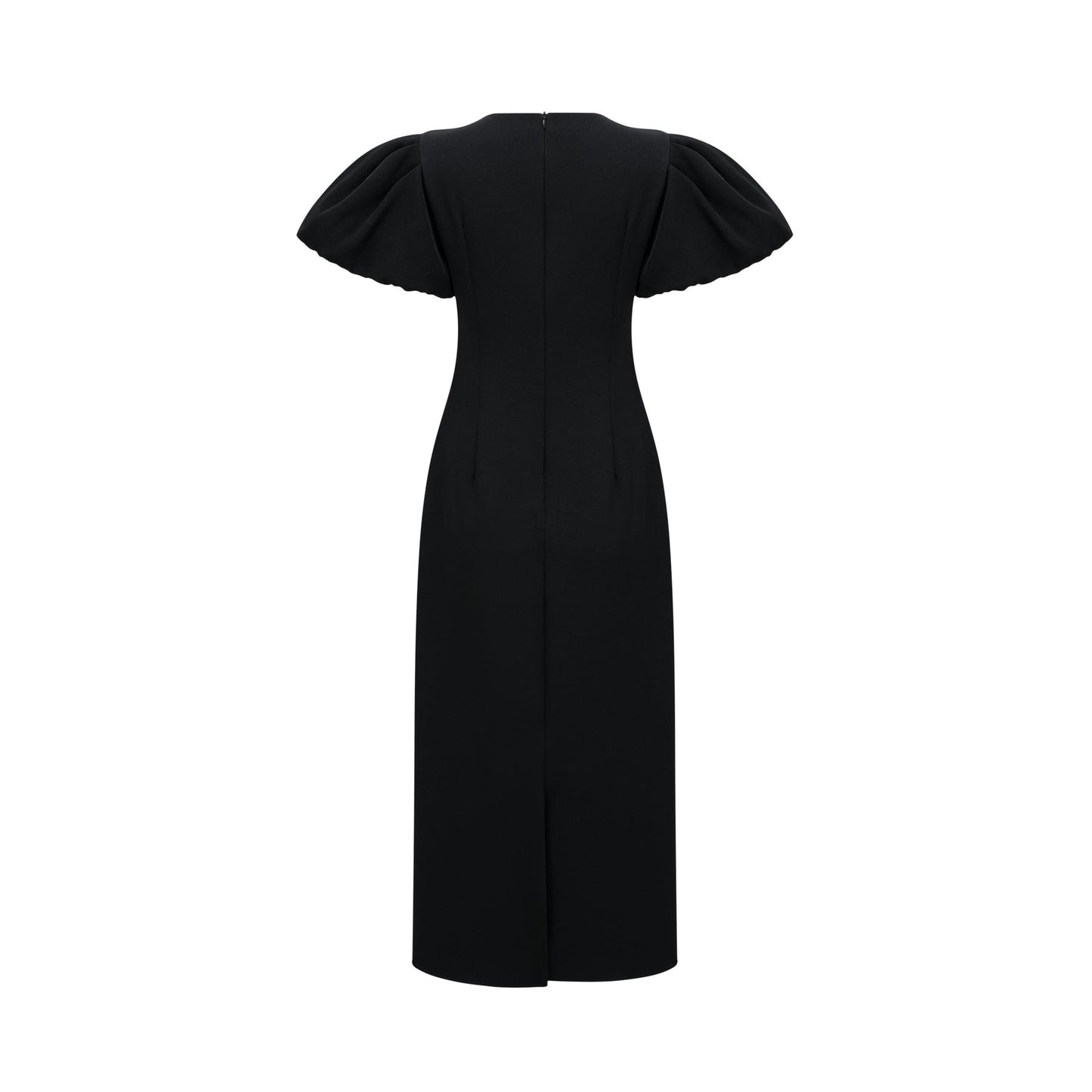 Irène sequined floralembroidered midi dress in Black