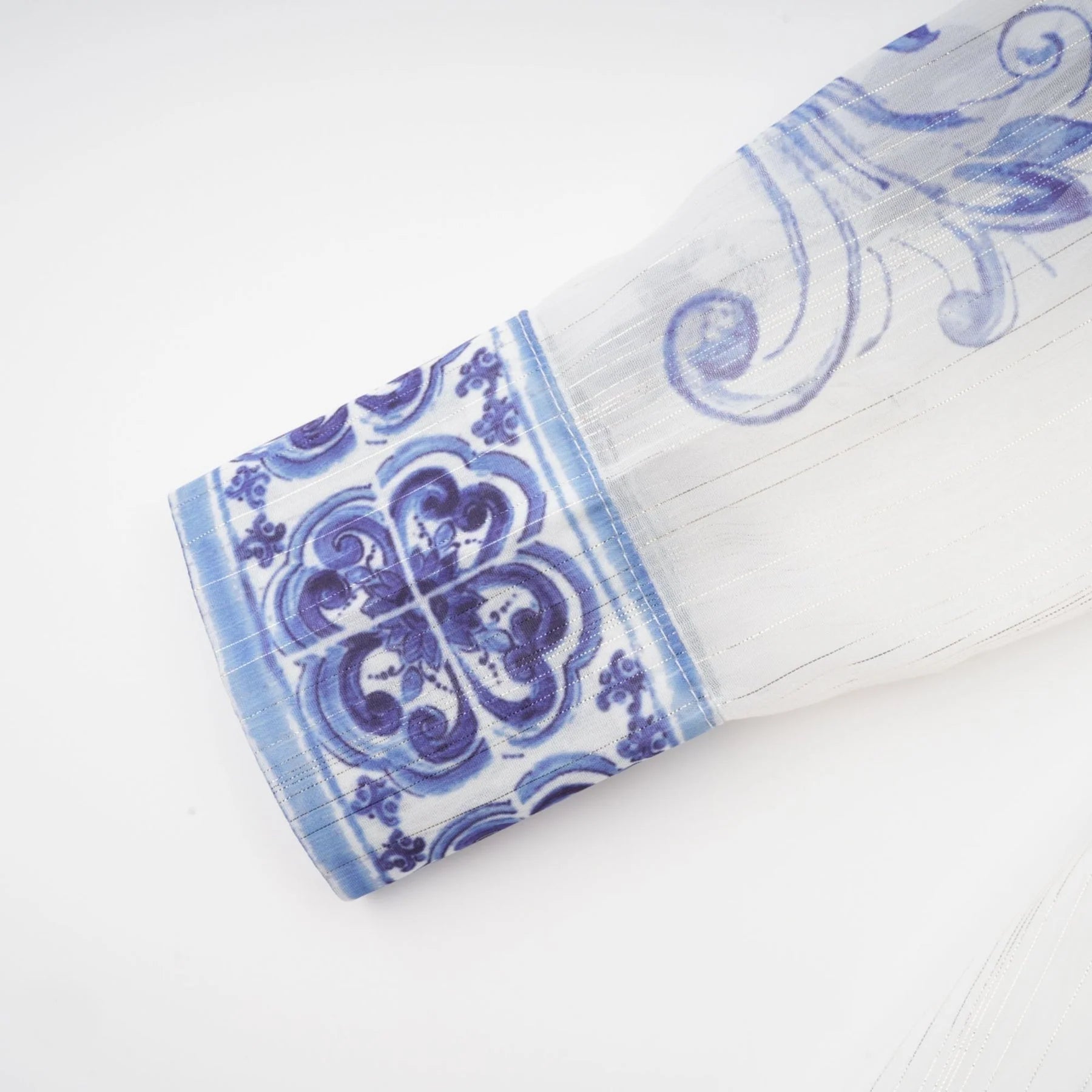 Isabelle patternprint cinchwaist midi dress