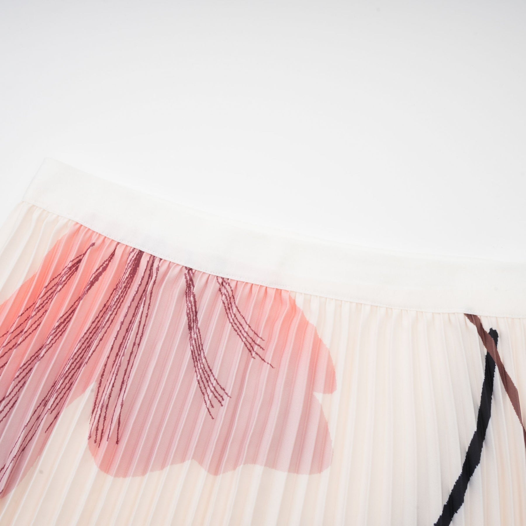 Isolde patternprint knitted top  skirt matching set