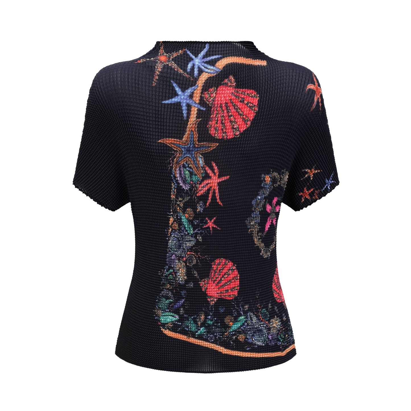 Josiane patternprint knitted top skirt matching set