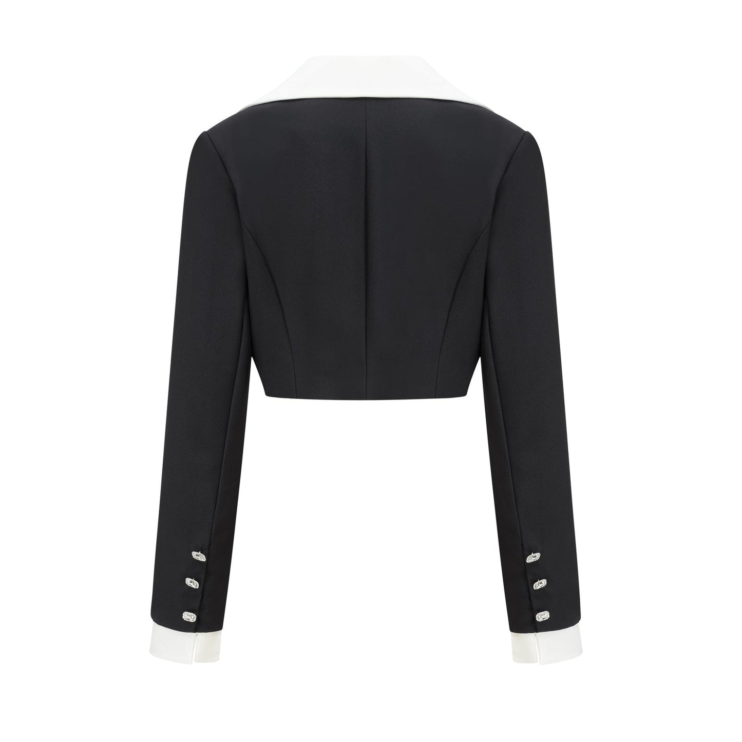 Juliette black jacket skirt matching set
