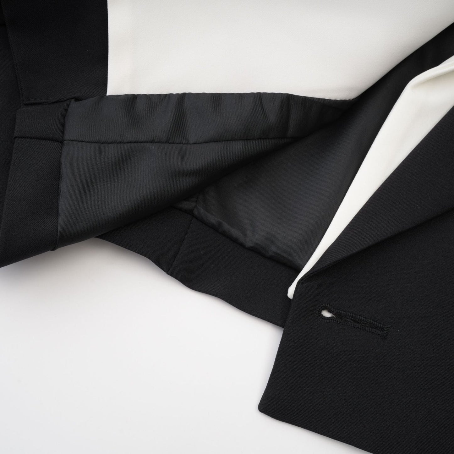 Juliette black jacket skirt matching set