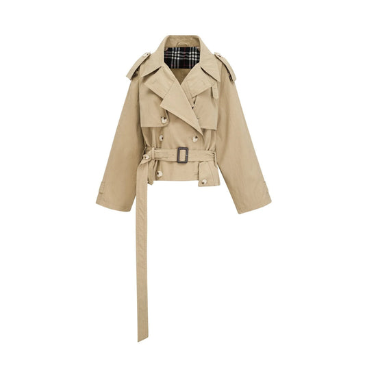 Justine beltedwaist trench coat