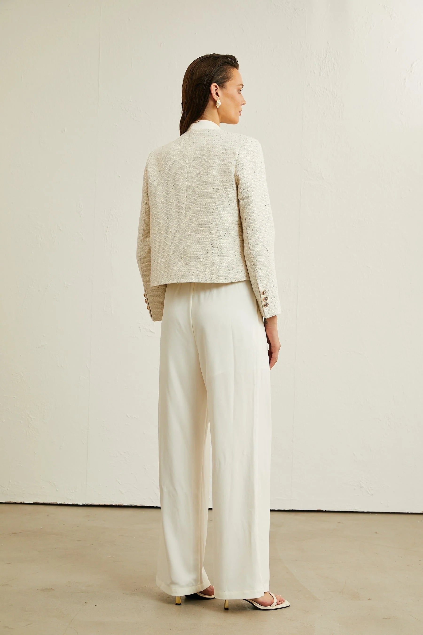 Karine tweed sequinembellished jacket