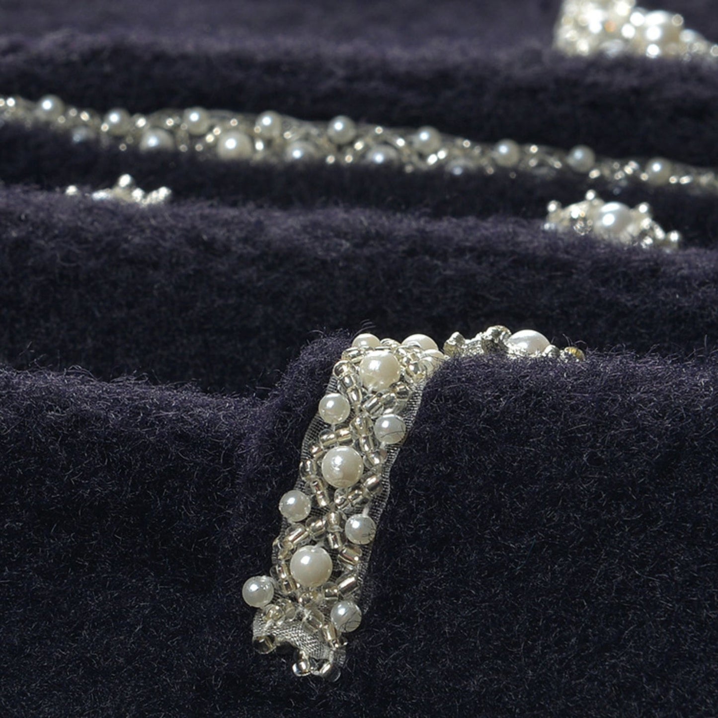 Liane fauxpearl embellished jacket skirt matching set