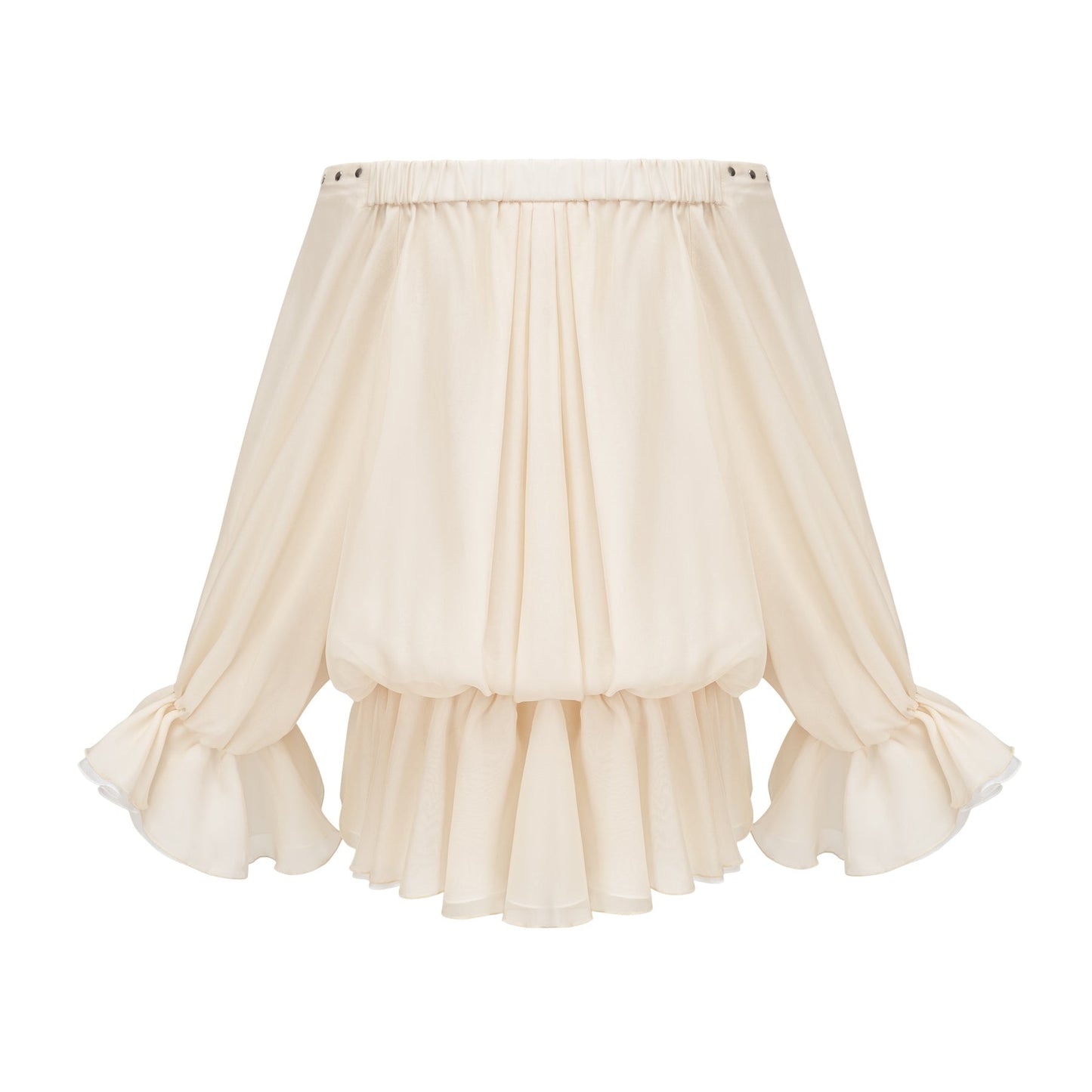 Lisette offshoulder chiffon mini dress