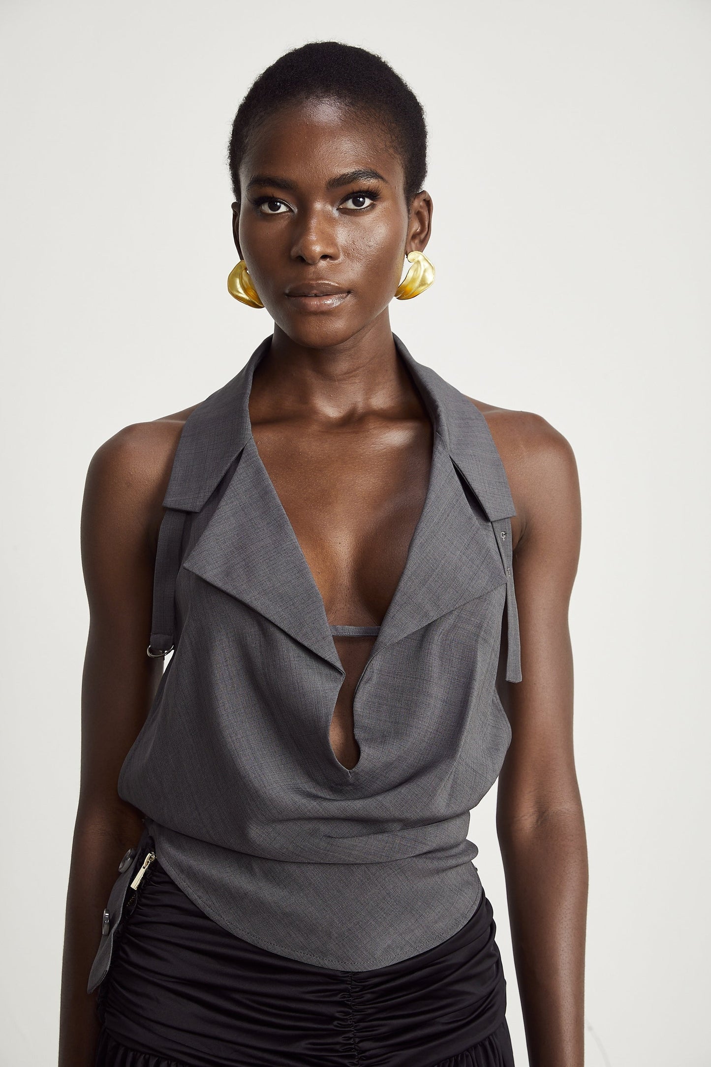 Lucianna openback sleeveless top