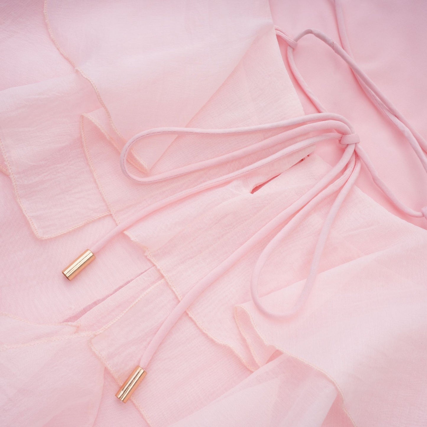 Lucie Pink Tiered Ruffled Mini Dress