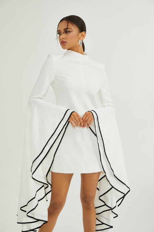 Madeleine rufflesleeve dress