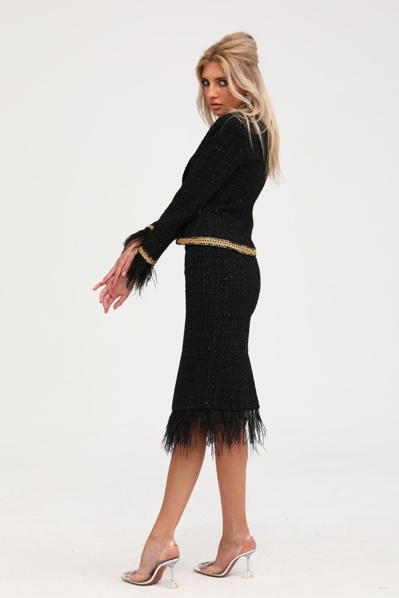 Maedhbh jacket skirt matching set
