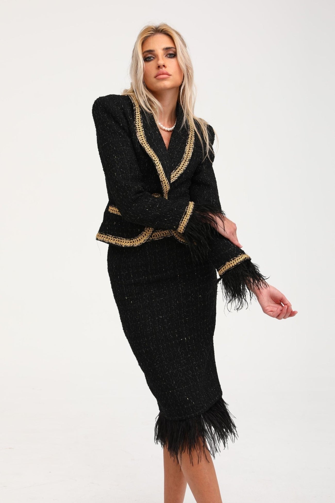 Maedhbh jacket skirt matching set