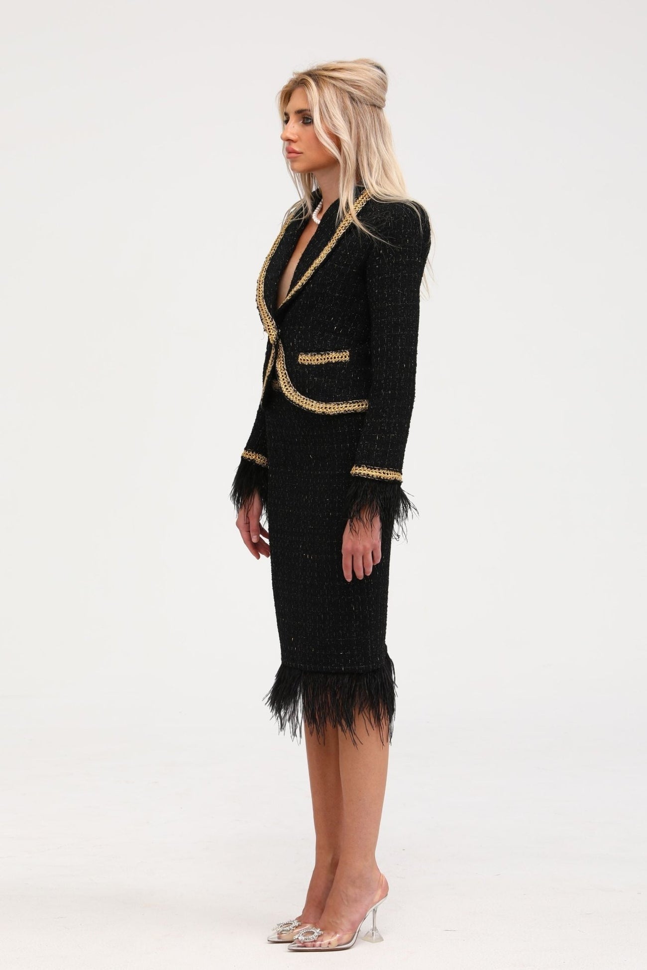 Maedhbh jacket skirt matching set