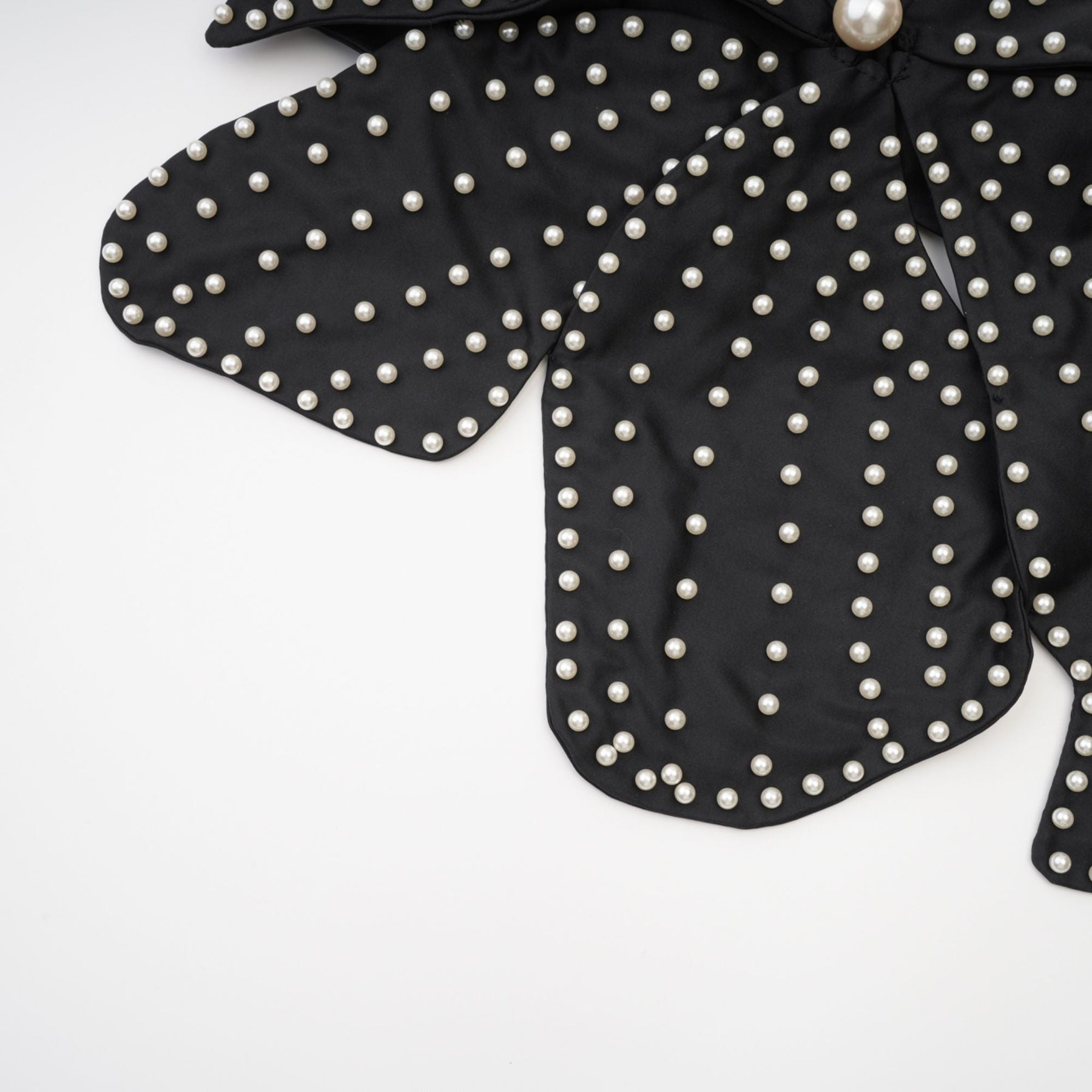 Maëlle fauxpearl embellished top