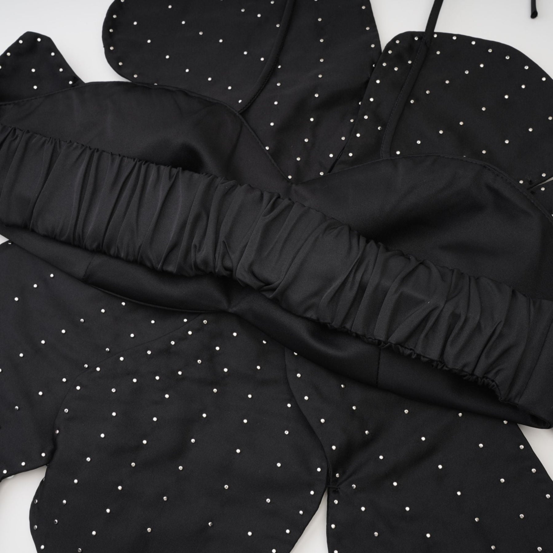 Maëlle fauxpearl embellished top