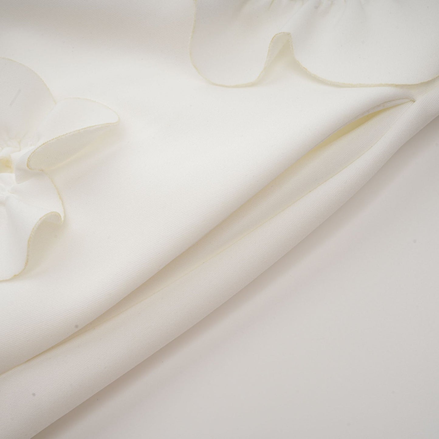 Magali bowtie fauxflower embellished sleeveless maxi dress in White