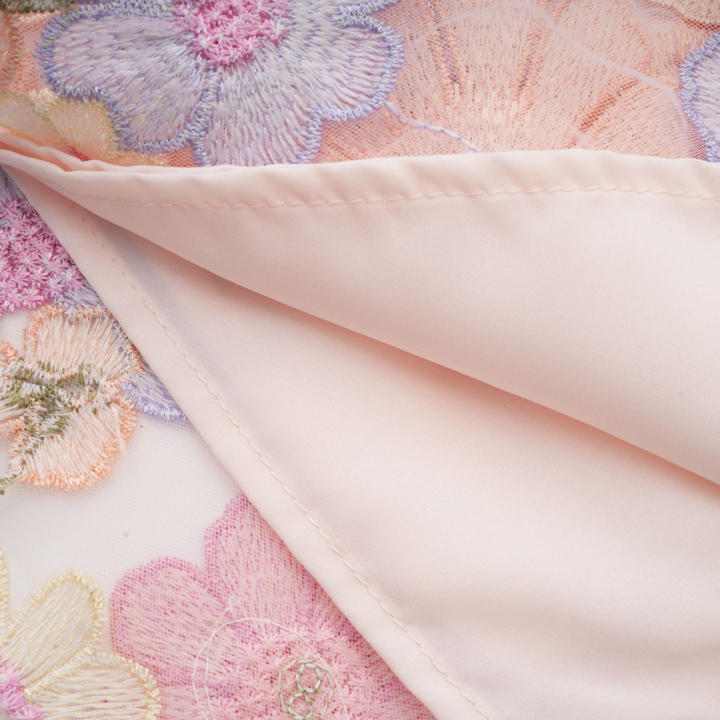 Malika petal embroidered top skirt matching set
