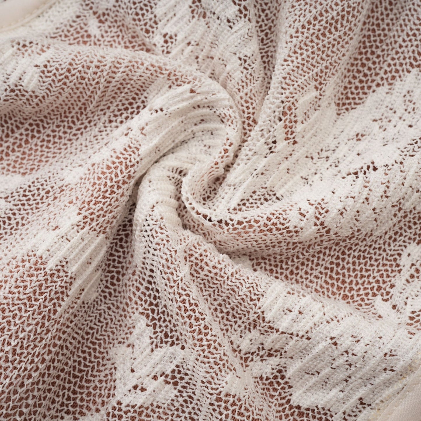 Marlene flared lace maxi dress in White