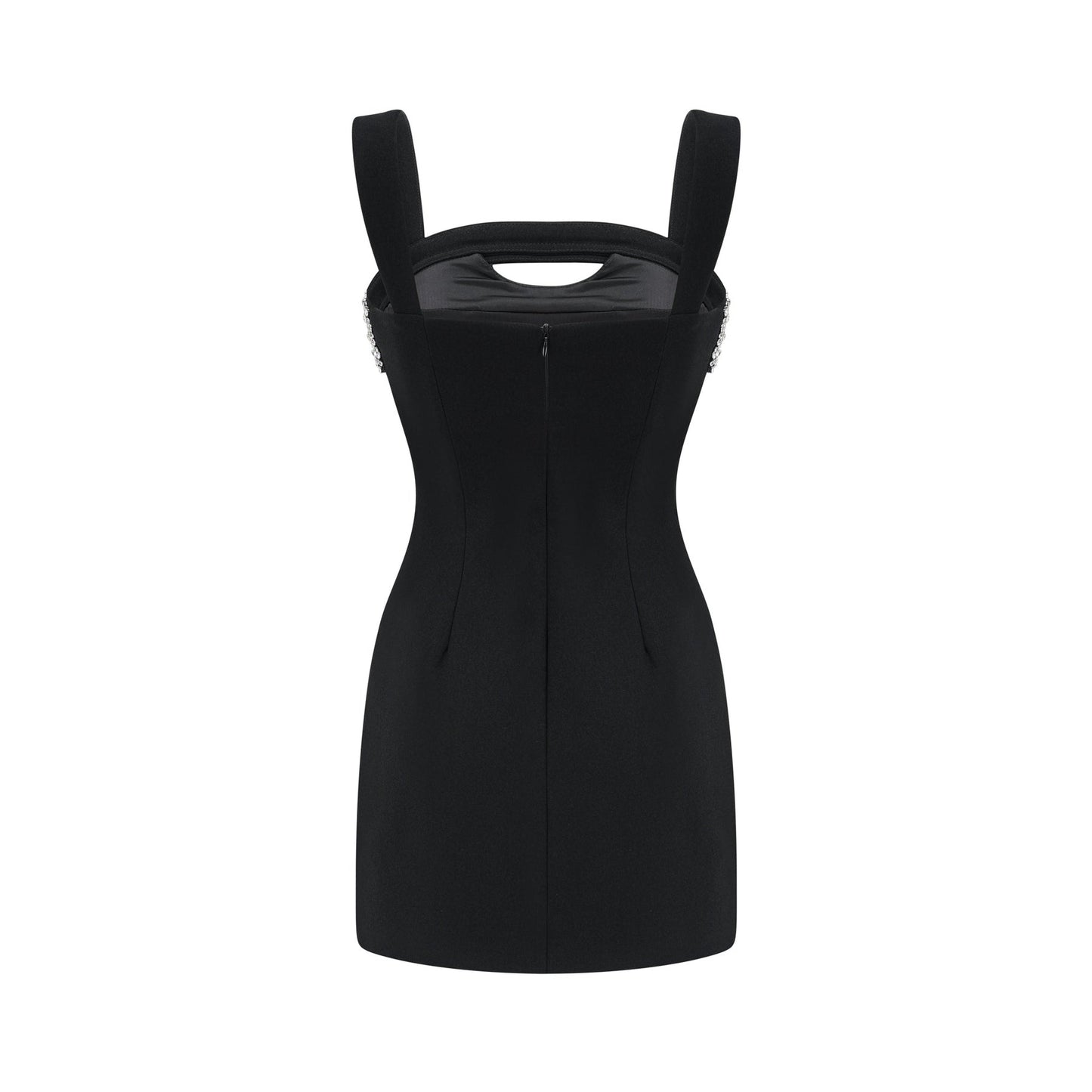 Mathilde black mini dress