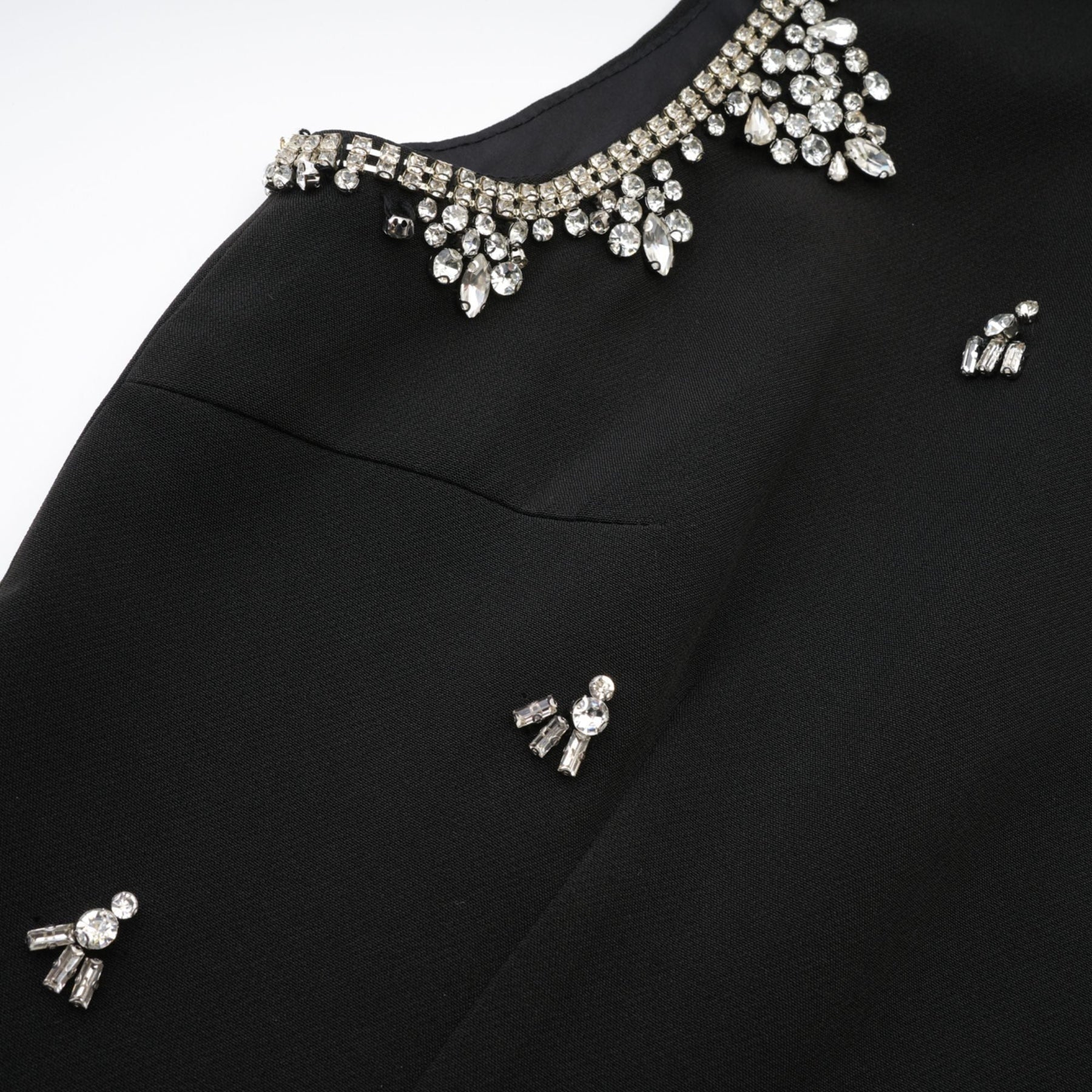 Médée black cutout dress