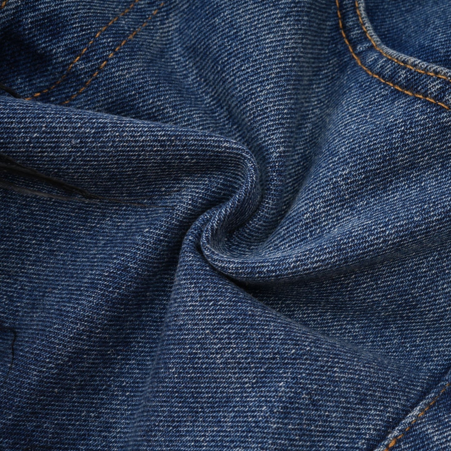 Milia feather denim top skirt matching set