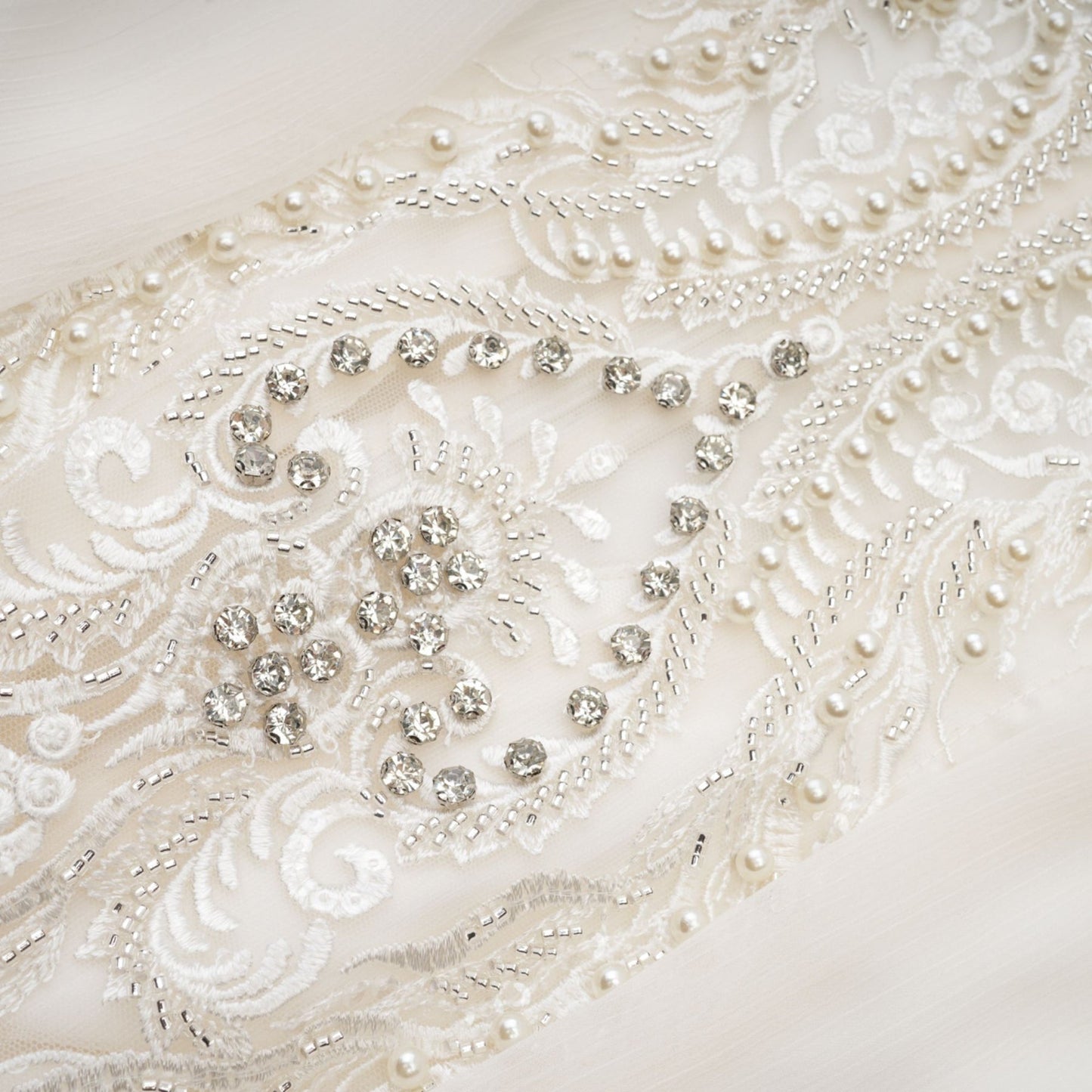 Mirage lacedetail embellished dress