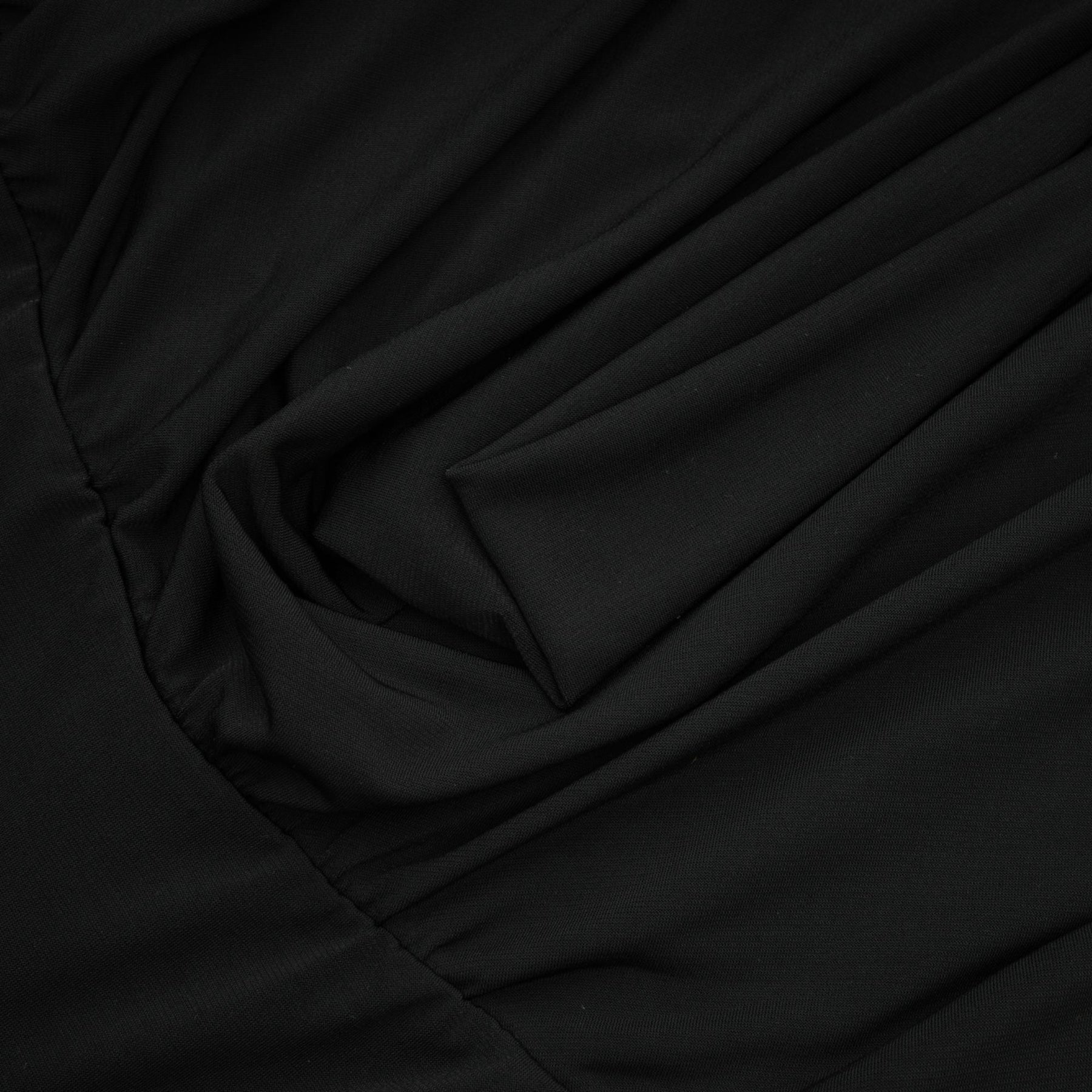 Nala jerseypanelled denim top  skirt matching set