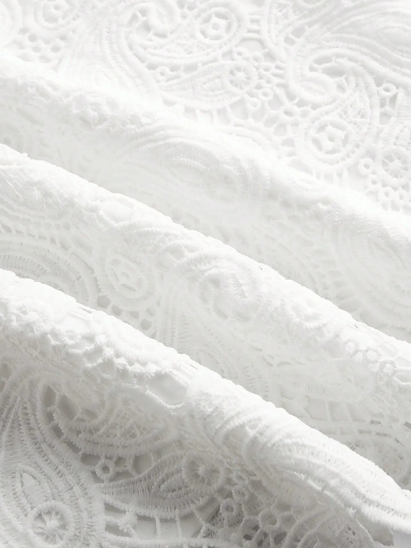 New Elegant White Lace Patchwork Chiffon Mini Dress Work Commute Festival Outfits