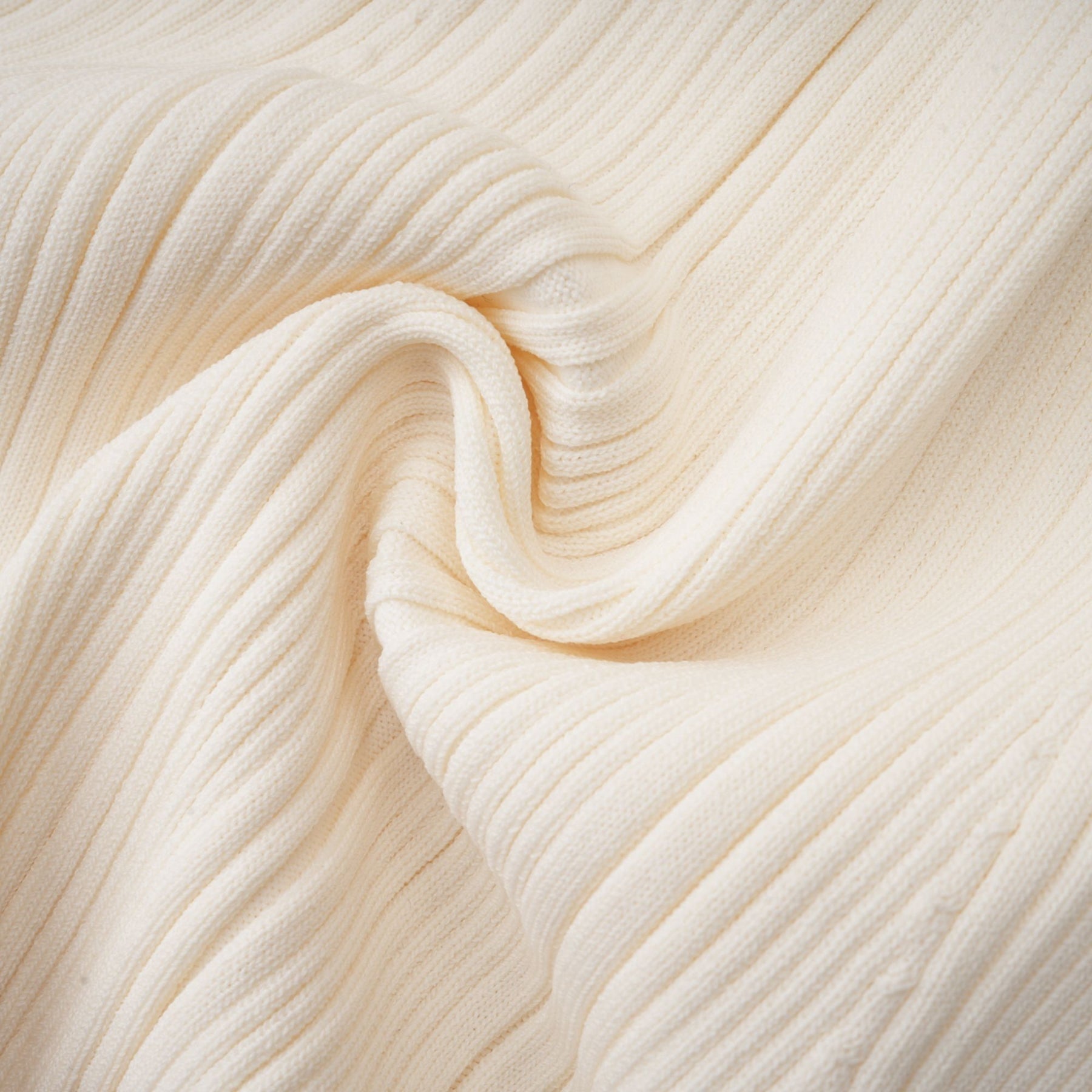 Nouria white mermaidhem knit midi dress