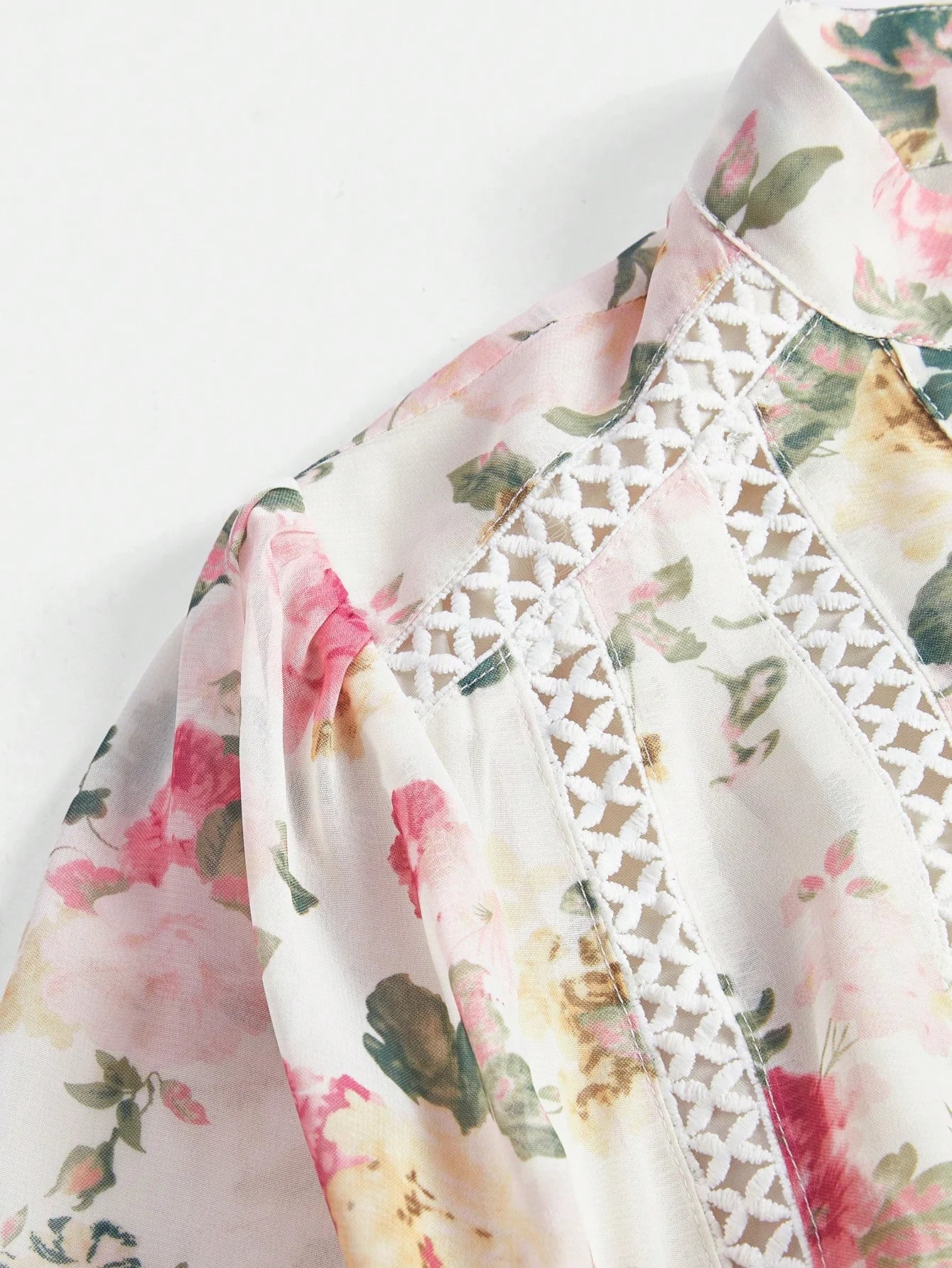 Pink Vacation Midi Dress Womens Elegant Floral Print Long Dress Colorful amp Graceful Dress For