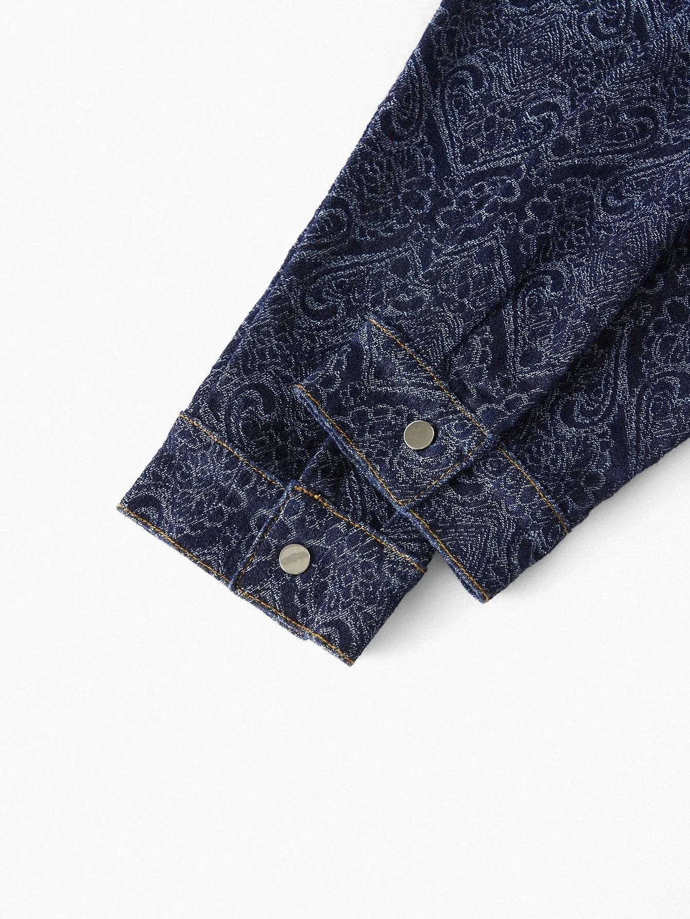 PREMIUM ALL OVER PRINT BUTTON UP DENIM TOP