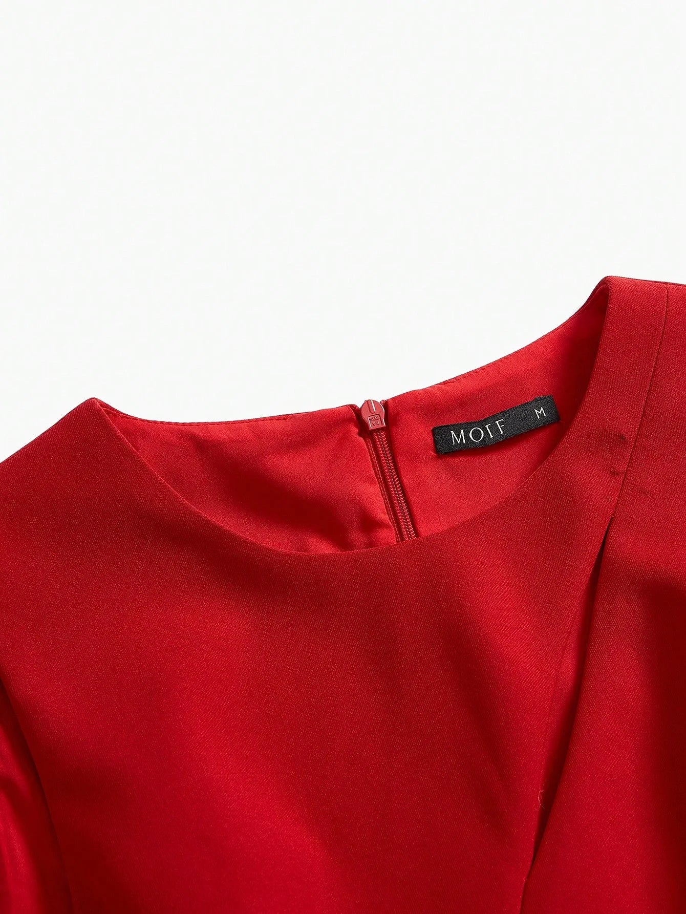 PREMIUM BOW DECOR THIGH SLIT DRESS