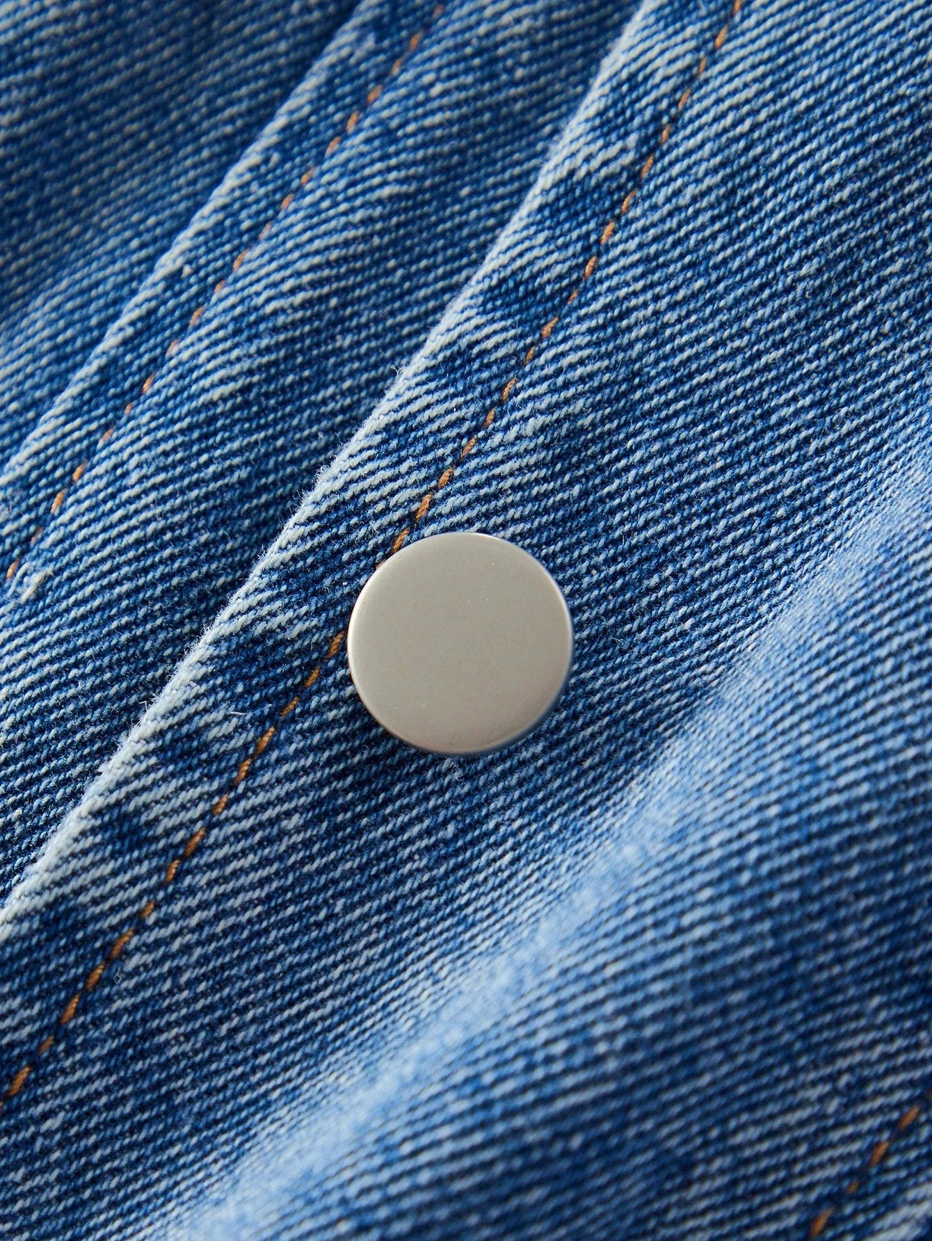 PREMIUM BUTTON FRONT DENIM TOP