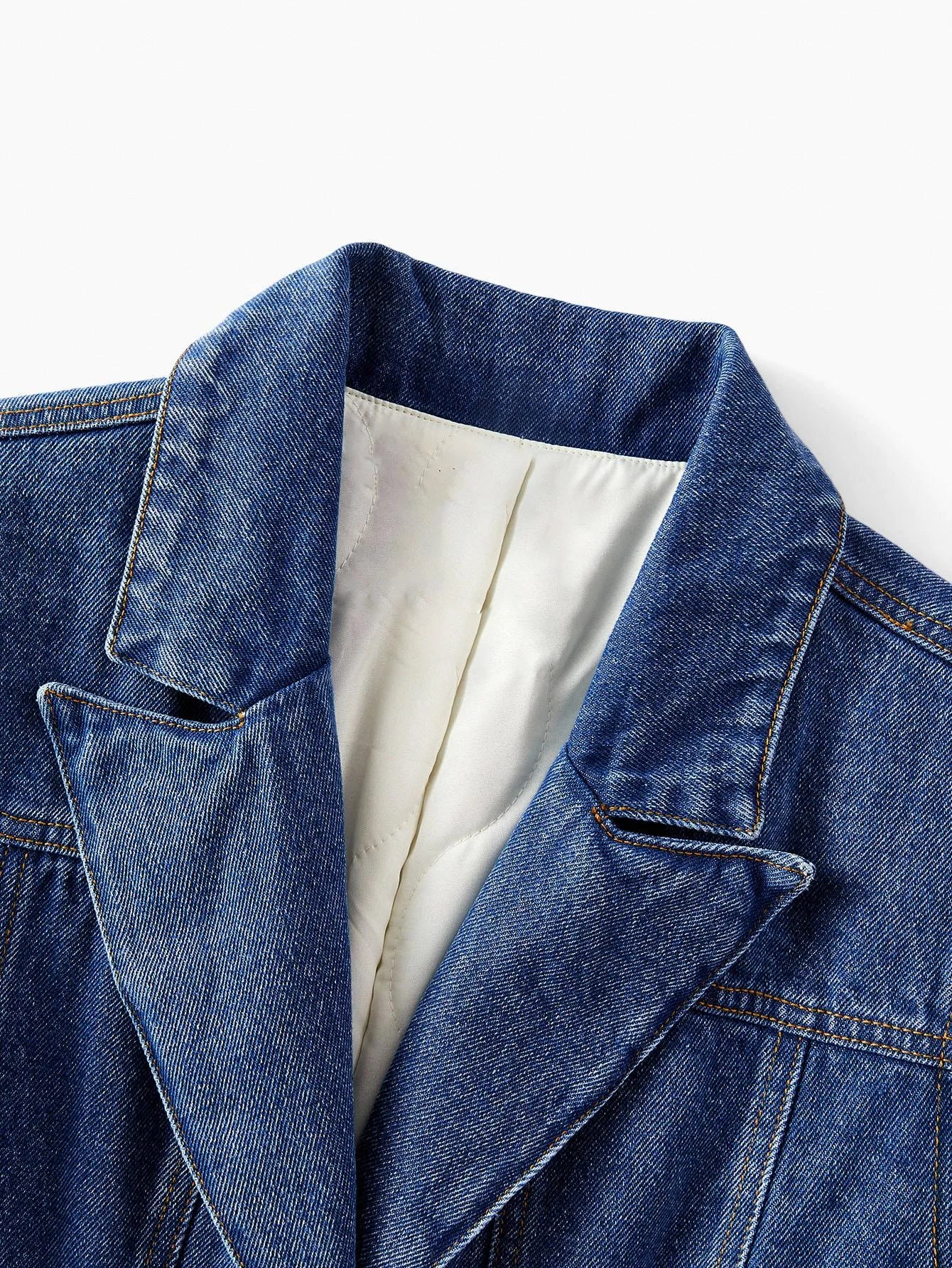 PREMIUM BUTTON UP POCKET DENIM COAT