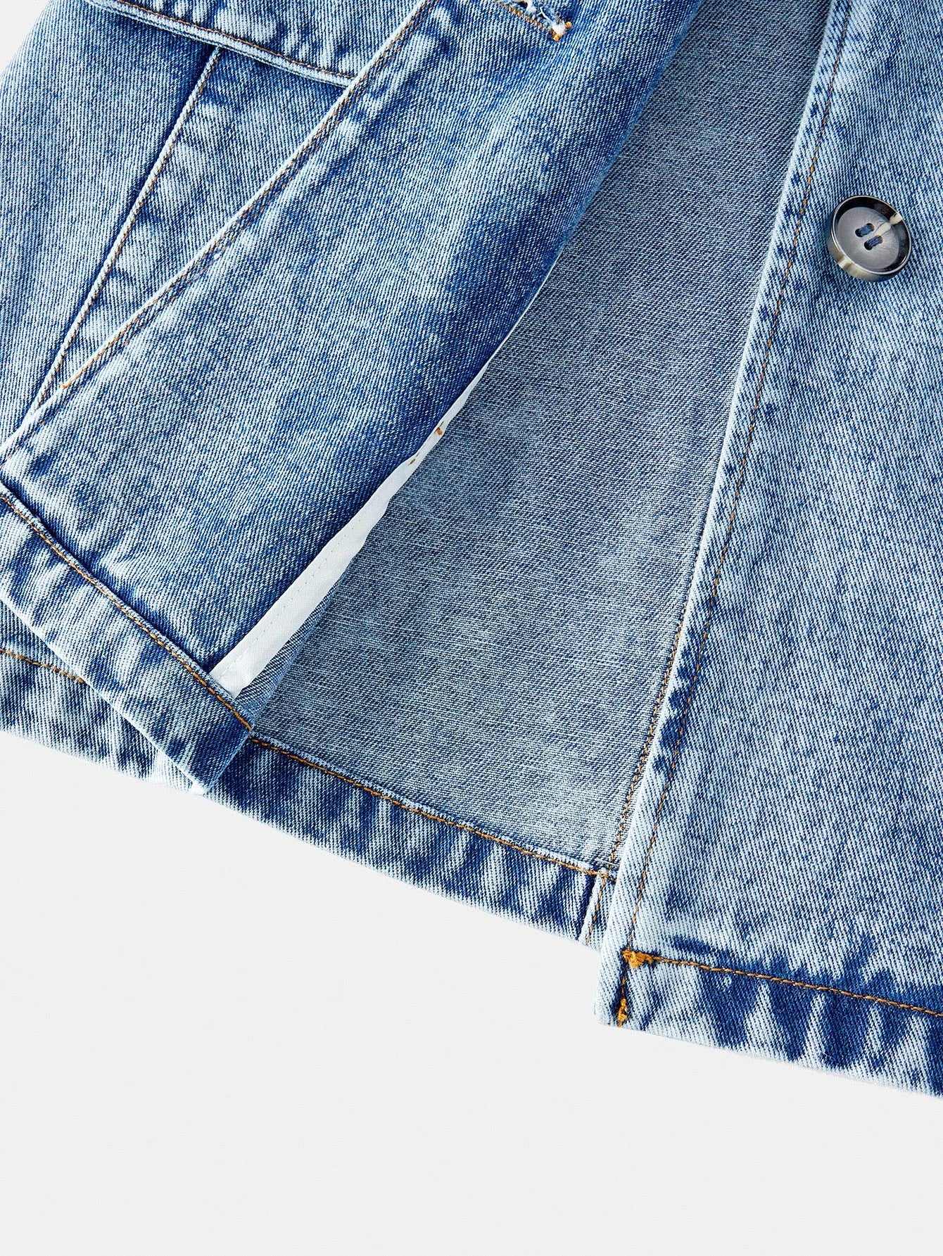 PREMIUM CASUAL ELEGANT EMBROIDERED LOOSE DENIM BLAZER