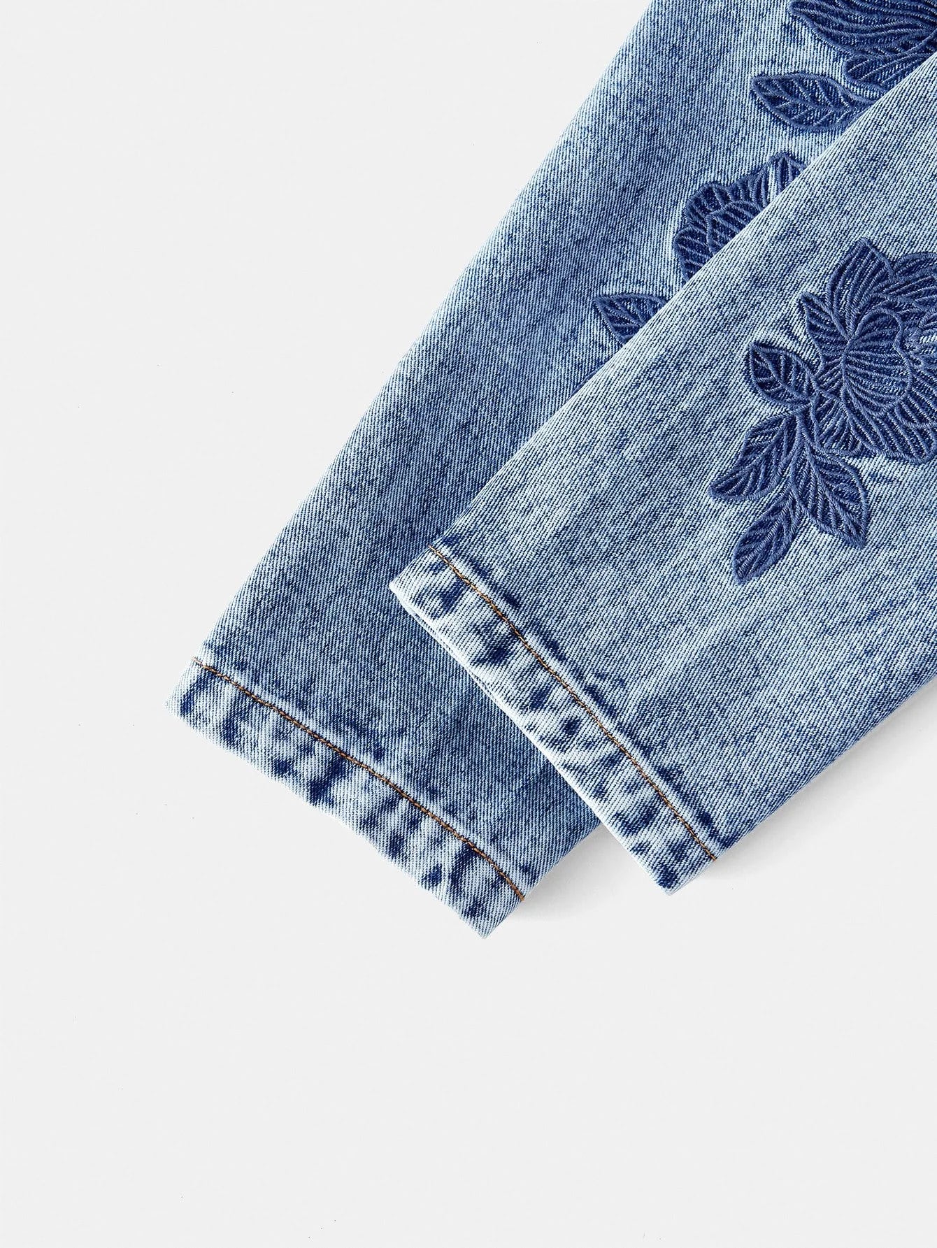 PREMIUM CASUAL ELEGANT EMBROIDERED LOOSE DENIM BLAZER