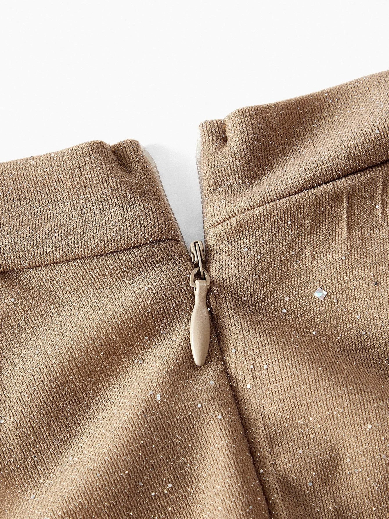 PREMIUM COLD SHOULDER CONTRAST GUIPURE LACE FRINGE HEM DRESS