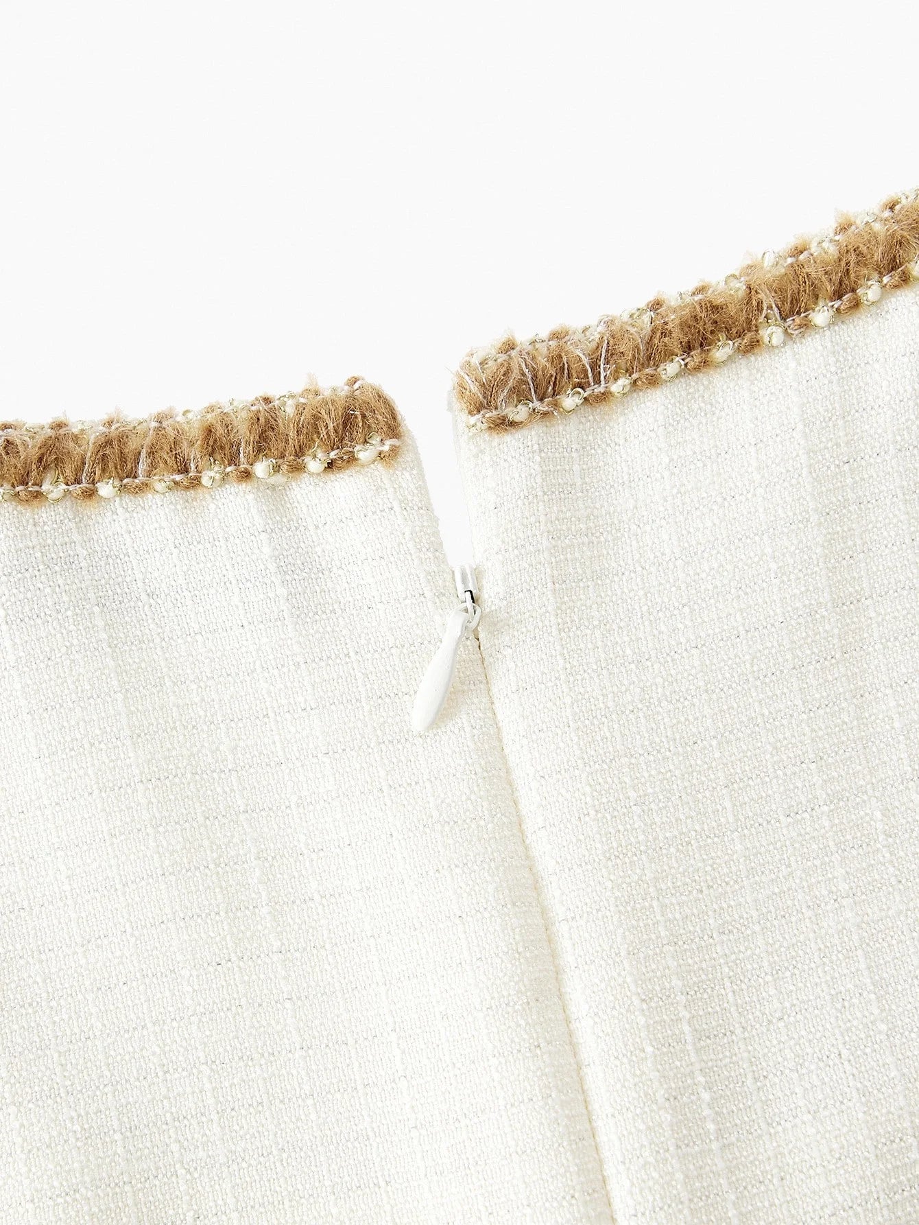 PREMIUM CONTRAST BINDING PLEATED HEM DRESS