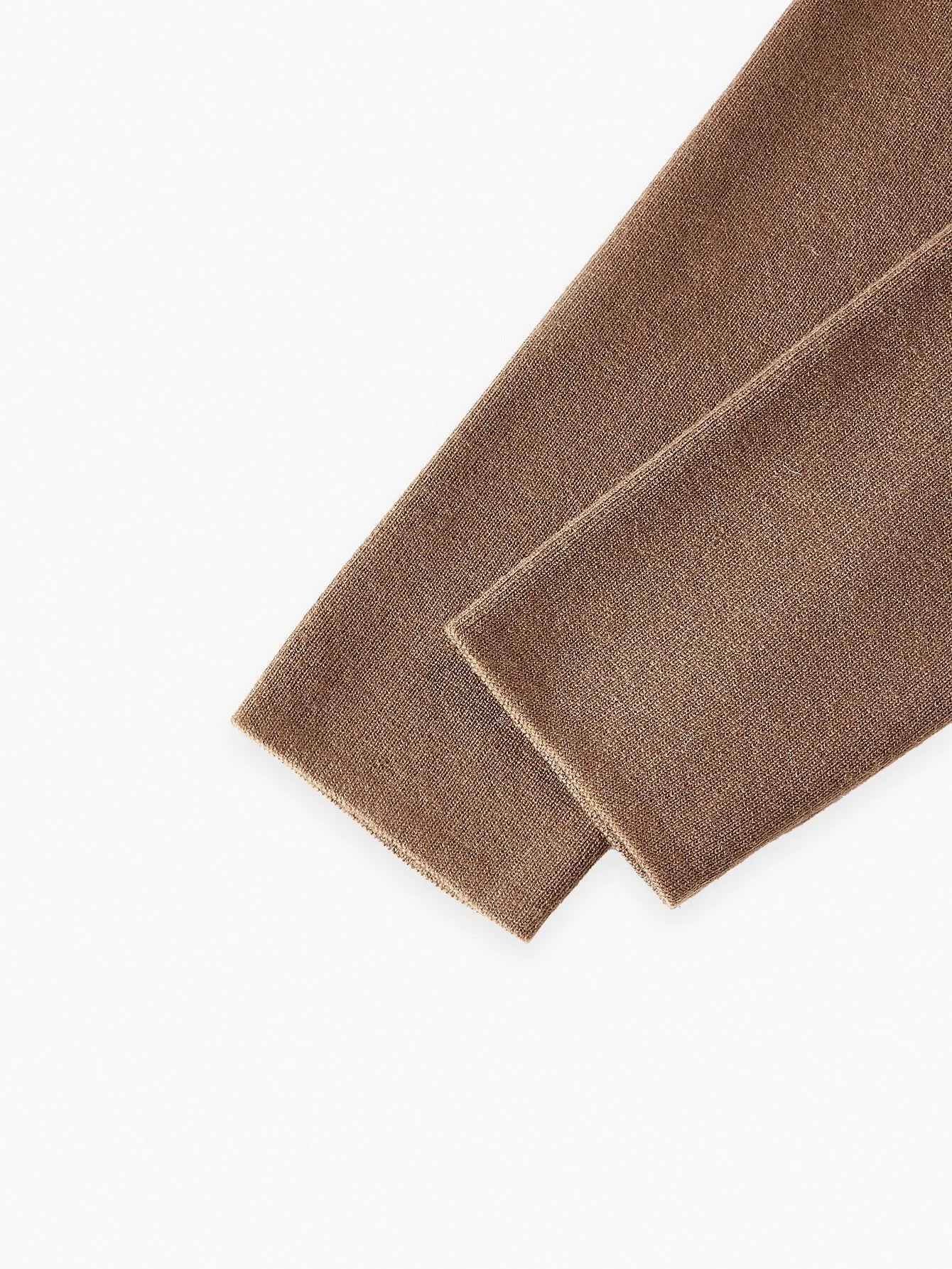 PREMIUM CONTRAST FAUX FUR SLIM FIR SWEATER DRESS