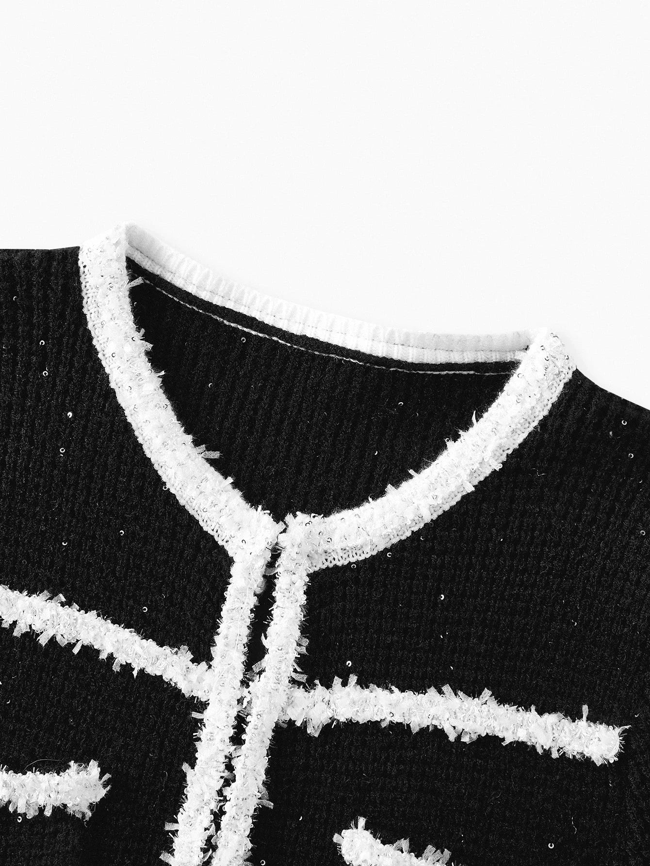 PREMIUM CONTRAST TRIM SLIM FIT SWEATER DRESS FOR AUTUMN amp WINTER