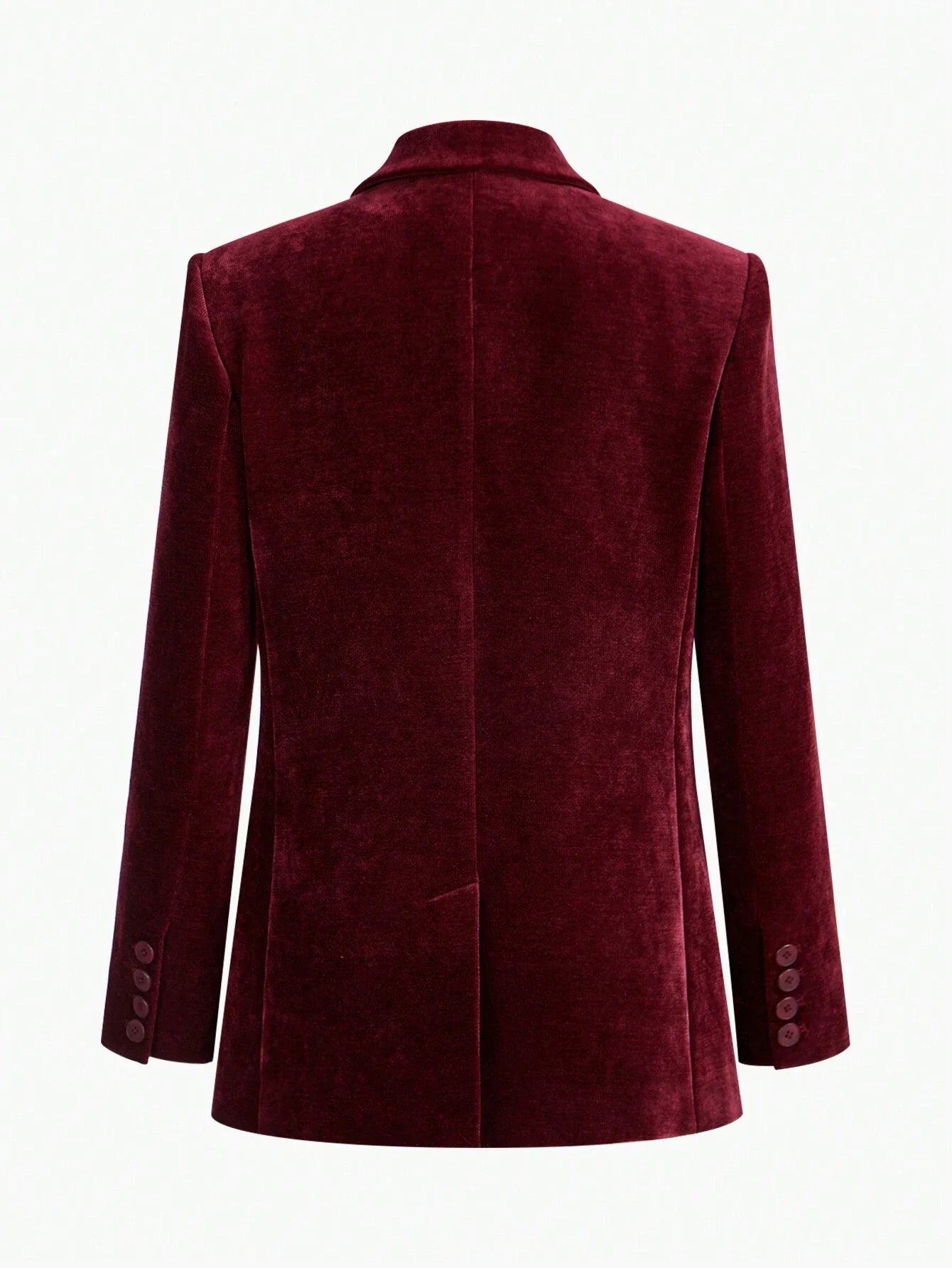 PREMIUM CORDUROY PEAK COLLAR DOUBLE BREASTED PLACKET BLAZER