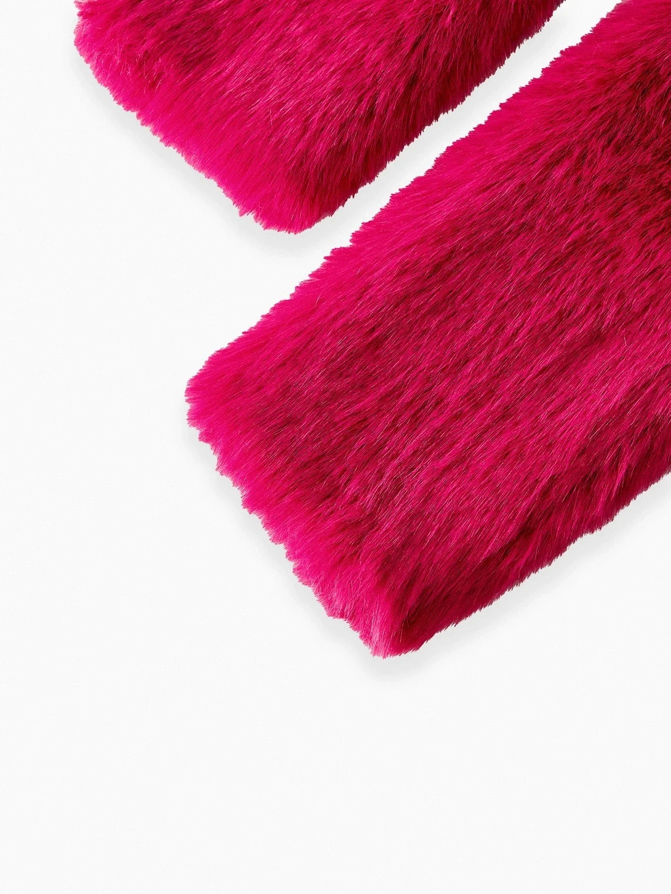 PREMIUM CROP LONG SLEEVE FAUX FUR COAT