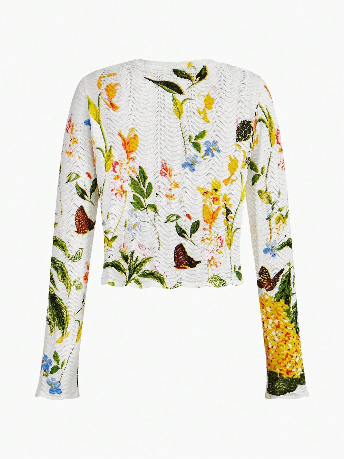 PREMIUM FLORAL PATTERN BUTTON UP CARDIGANSPRINGSUMMER