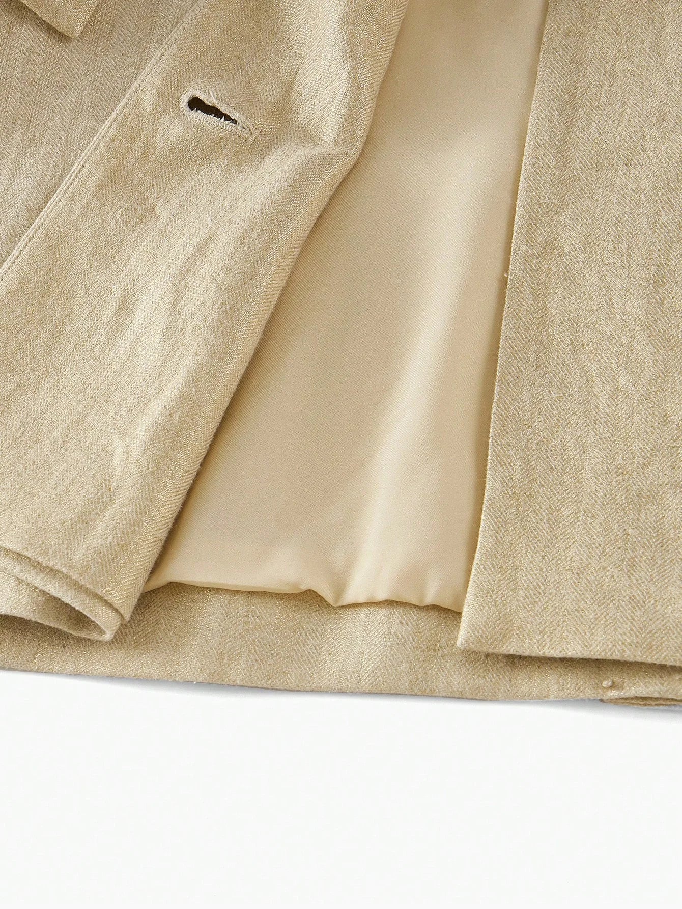 PREMIUM LINEN DOUBLE BREASTED BLAZER