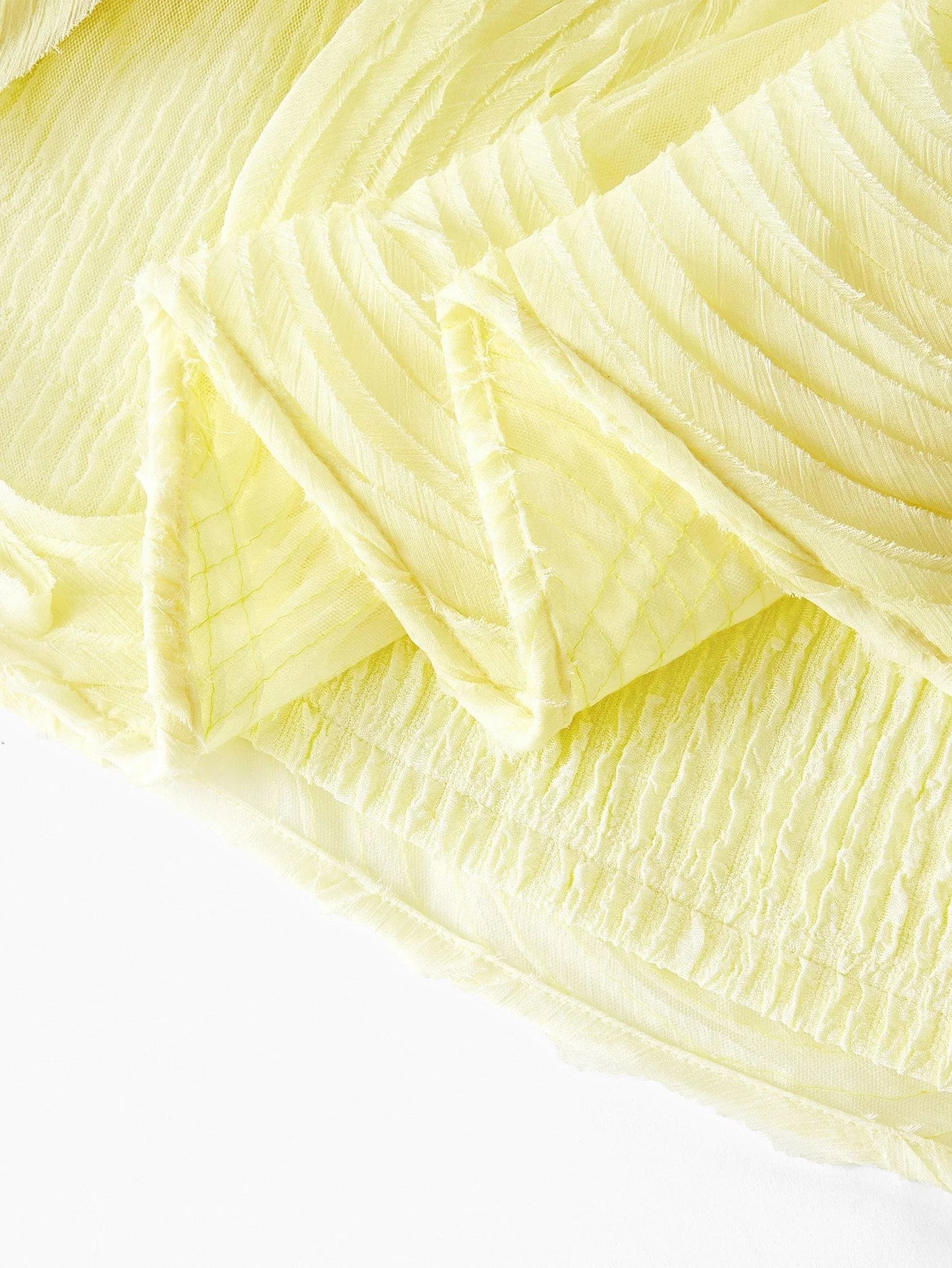 PREMIUM MESH GATHERED CAMI DRESS