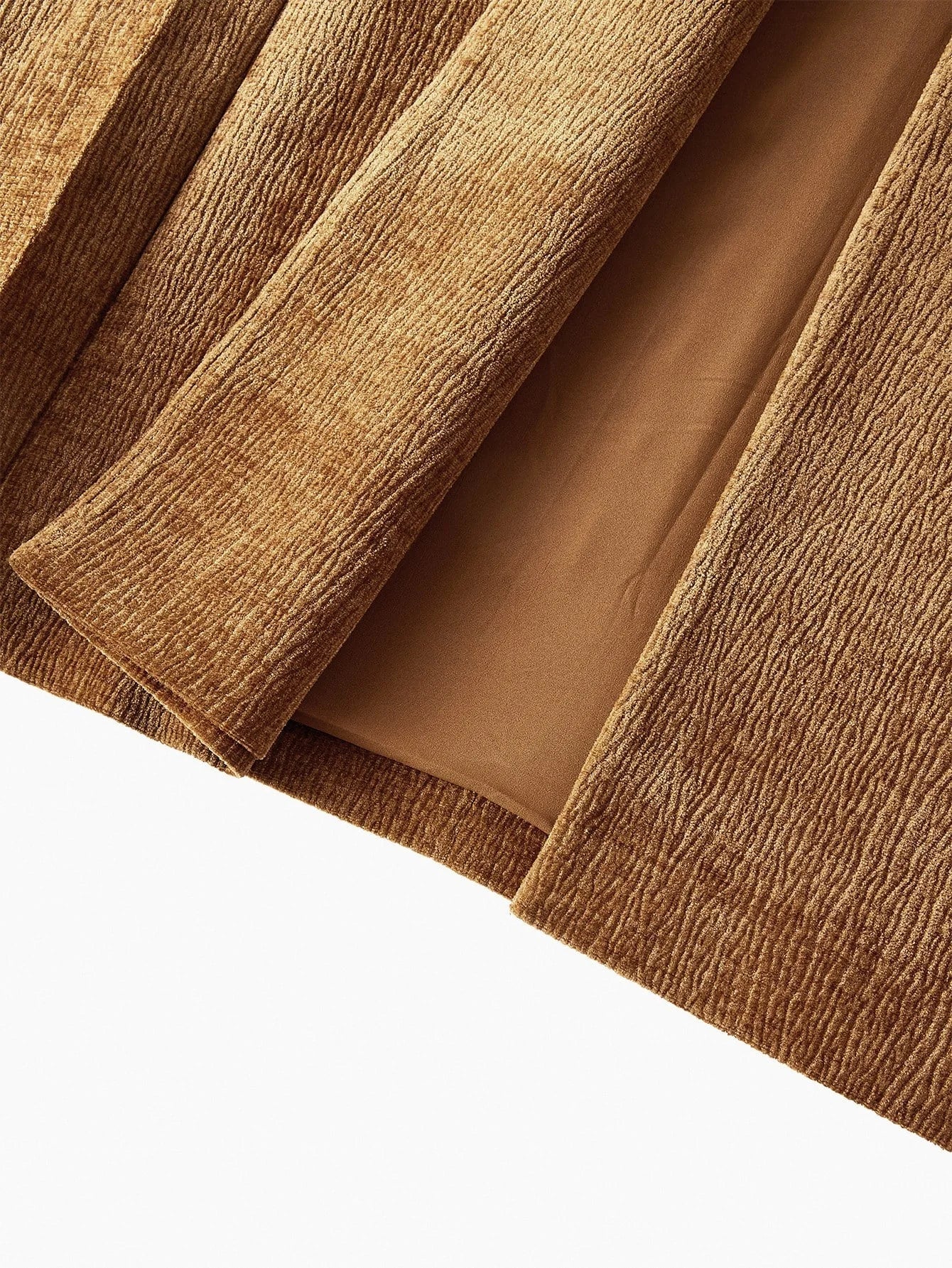 PREMIUM METAL BUCKLE TEXTURED FABRIC MIDLENGTH DRESS