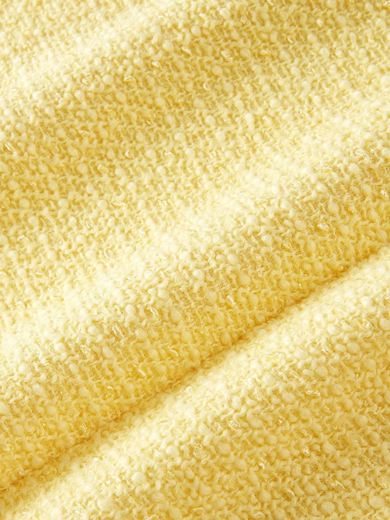 PREMIUM PLUSH SLEEVE PATCHWORK LONG WOOL BLEND OVERCOAT AUTUMNWINTER