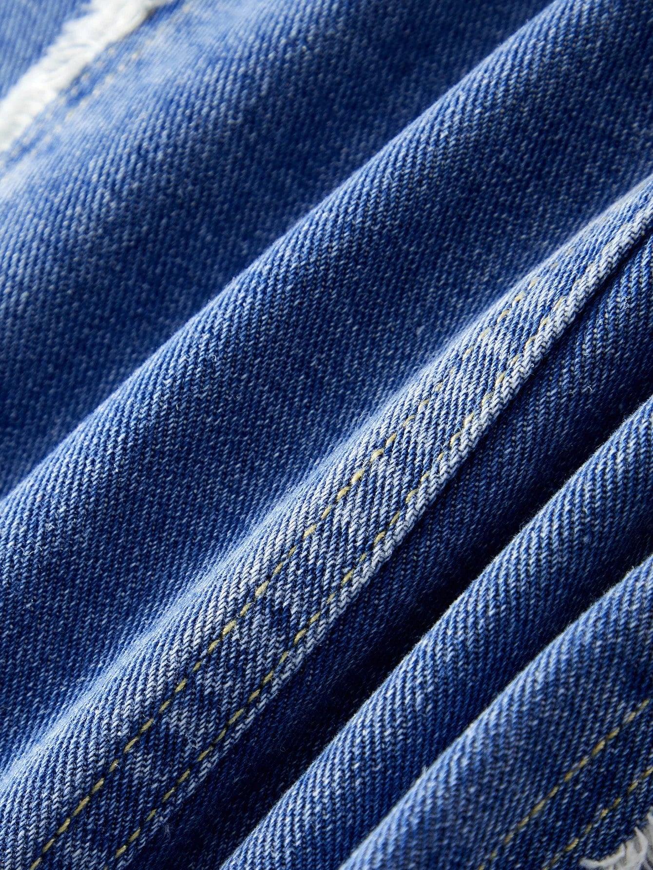 PREMIUM RAW HEM SINGLE BREASTED PLACKET DENIM JACKET