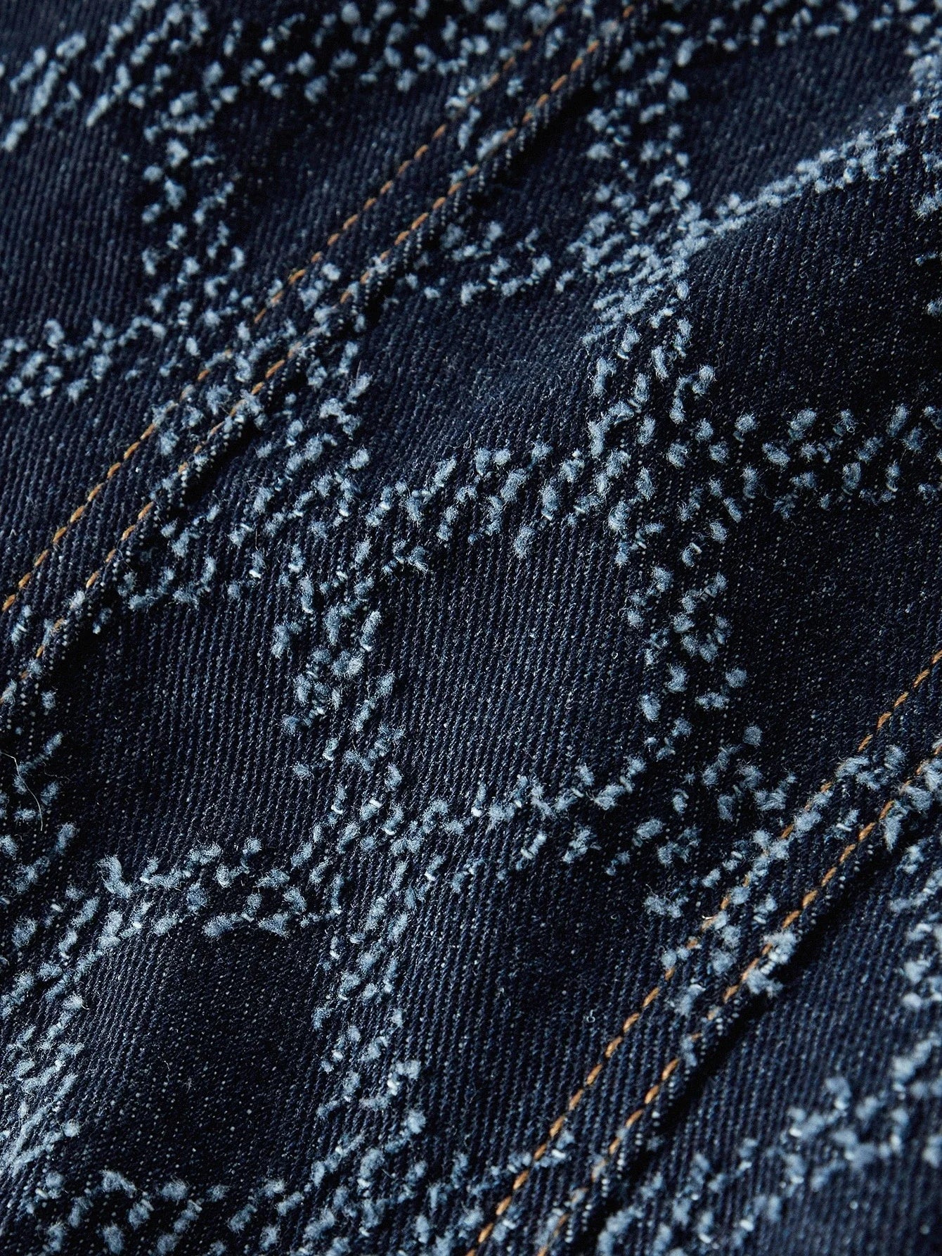 PREMIUM REFINED CASUAL TEXTURED DENIM FITTED WAIST TOP