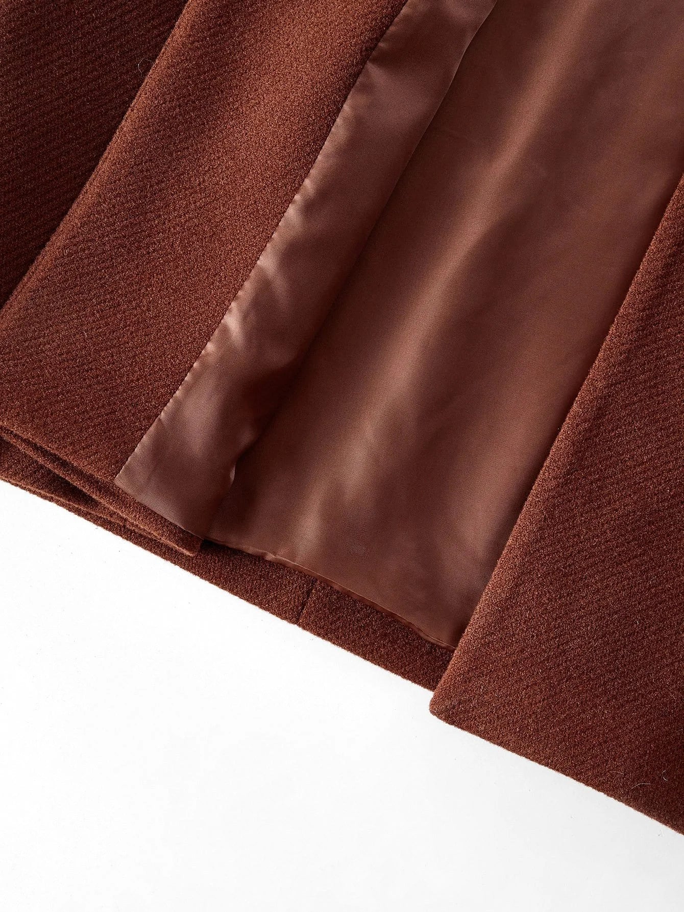 PREMIUM RUCHED SLIM FIT OVERCOAT