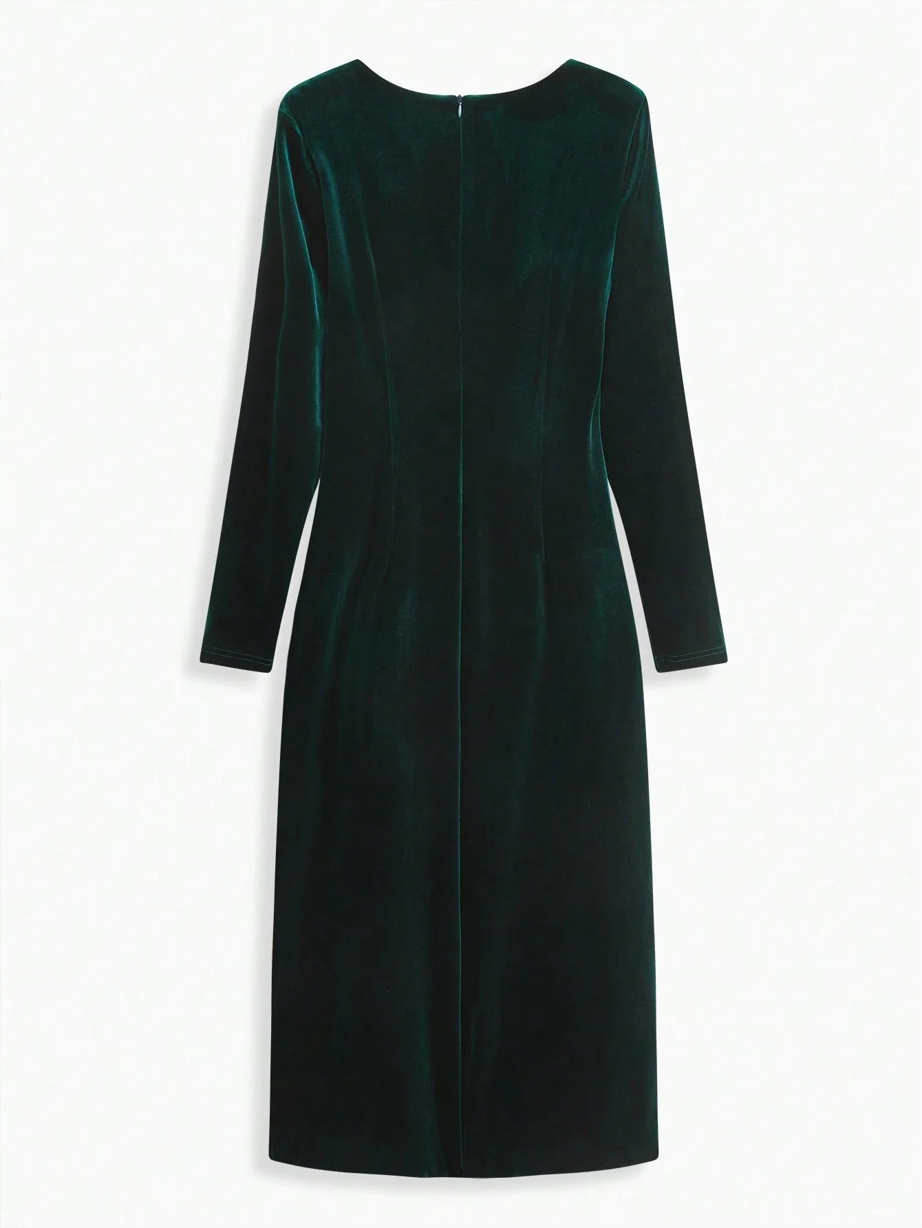PREMIUM RUCHED VELVET DRESS